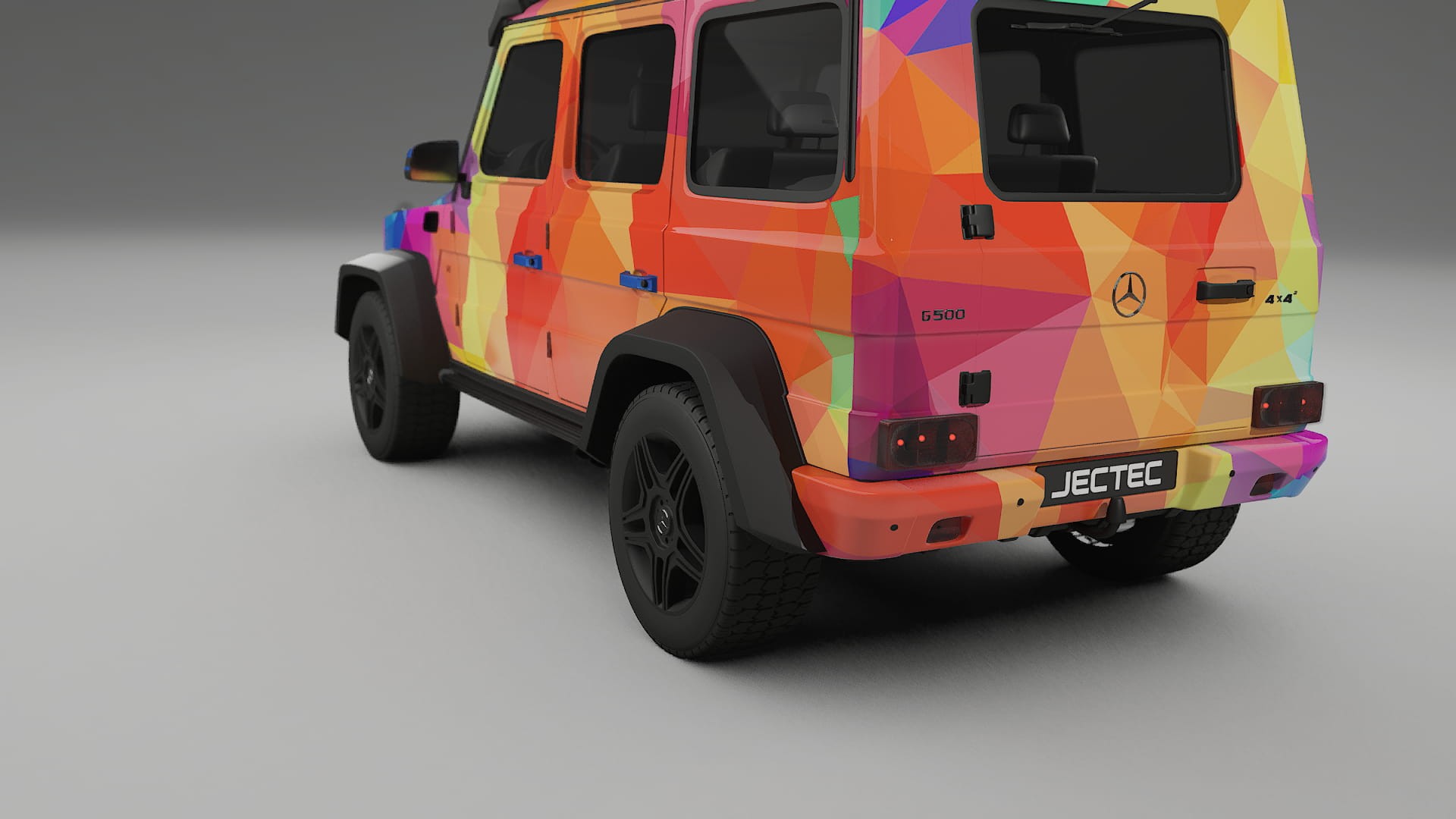 Mercedes G-class 4x4 W463 VECTOR VIBE Designed Wrap PPF Kit – Printable Polyurethane Film