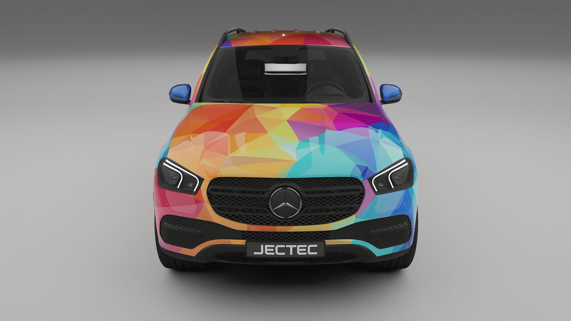 Mercedes GLE W167 VECTOR VIBE Designed Wrap PPF Kit – Printable Polyurethane Film