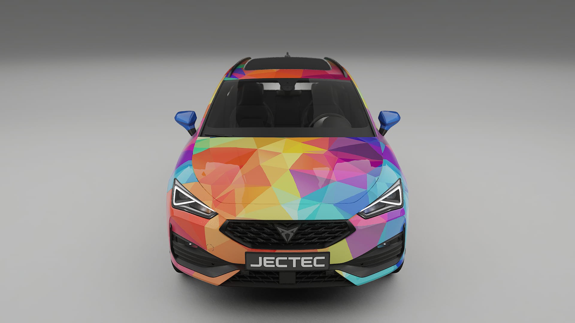 Seat Leon Cupra KL VECTOR VIBE Designed Wrap PPF Kit – Printable Polyurethane Film