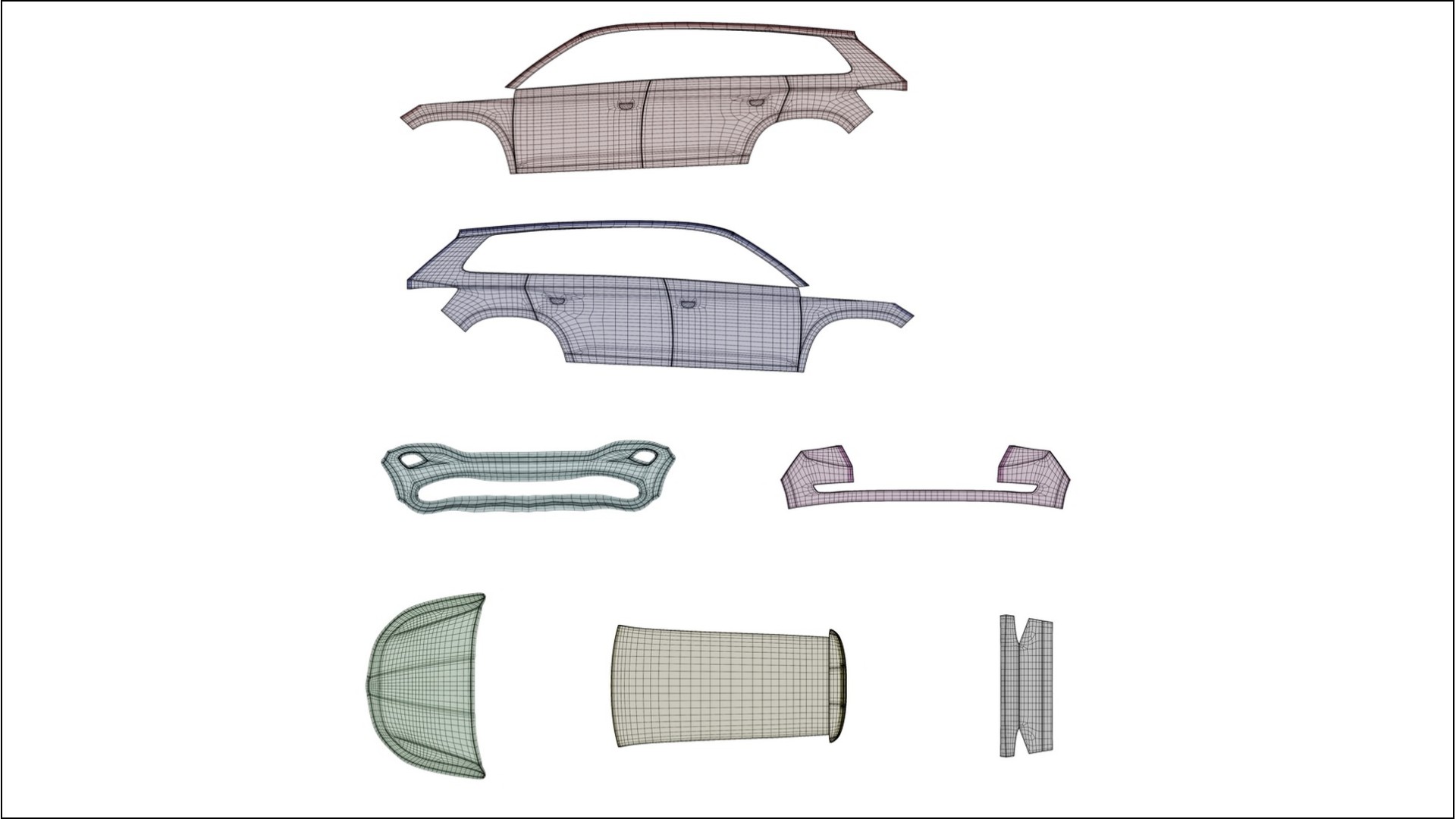 Škoda Kodiaq NS7 VECTOR VIBE Designed Wrap PPF Kit – Printable Polyurethane Film