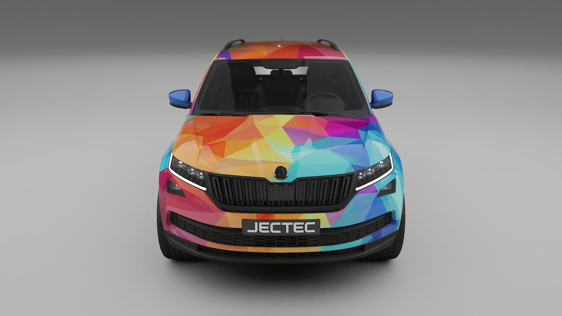 Škoda Kodiaq NS7 VECTOR VIBE Designed Wrap PPF Kit – Printable Polyurethane Film