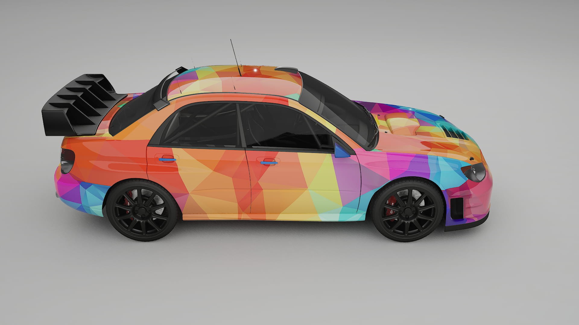 Subaru Impreza WRC GD VECTOR VIBE Designed Wrap PPF Kit – Printable Polyurethane Film