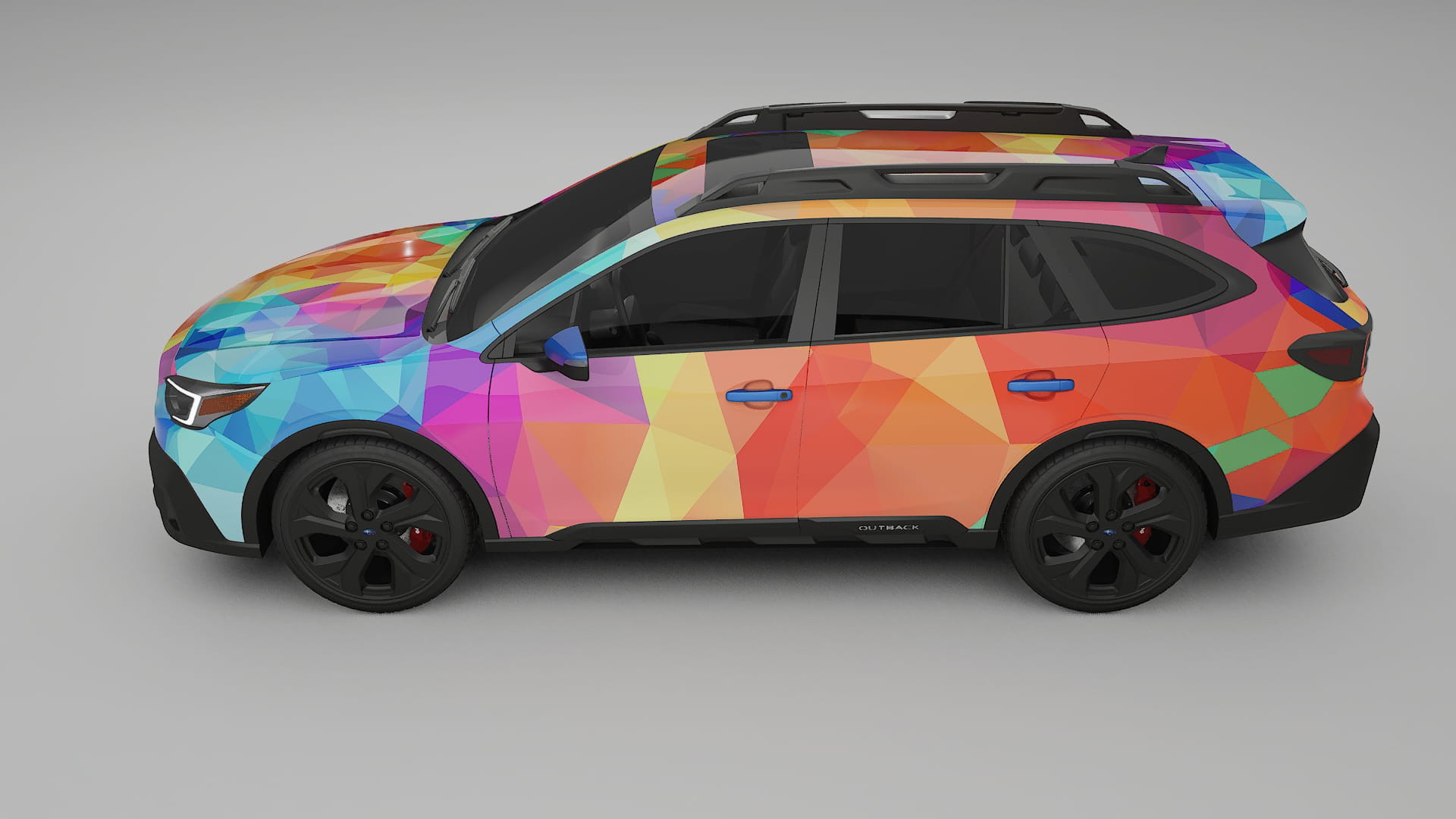Subaru Outback VI BS prefacelift pre-LCI VECTOR VIBE Designed Wrap PPF Kit – Printable Polyurethane Film
