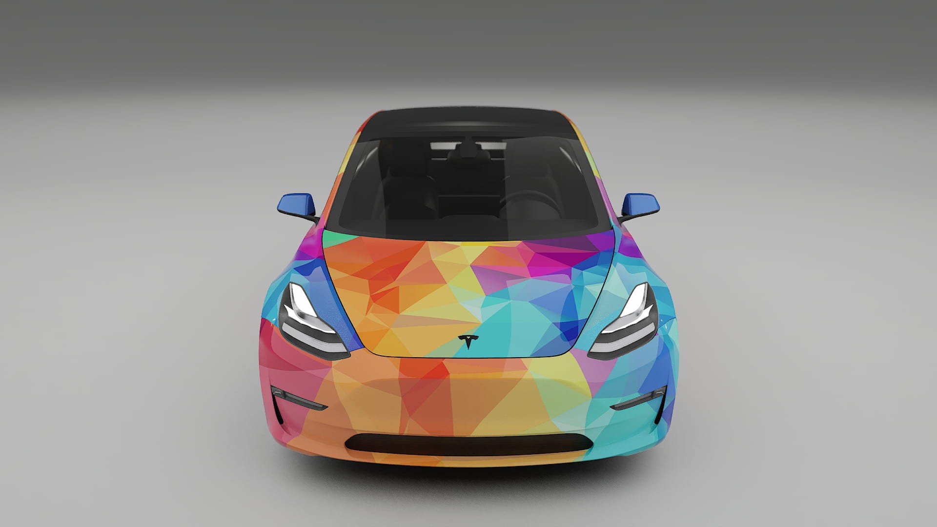 Tesla Model 3 VECTOR VIBE Designed Wrap PPF Kit – Printable Polyurethane Film