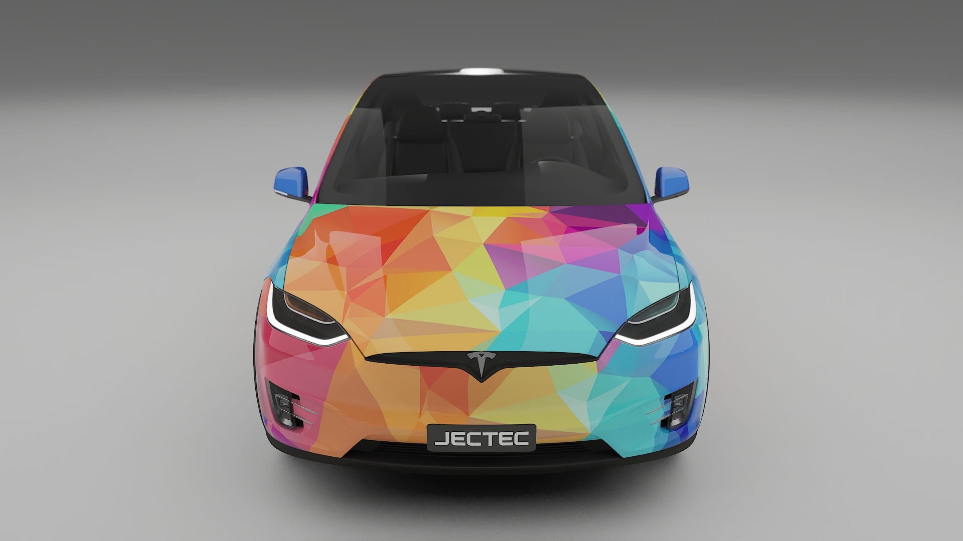 Tesla Model X VECTOR VIBE Designed Wrap PPF Kit – Printable Polyurethane Film