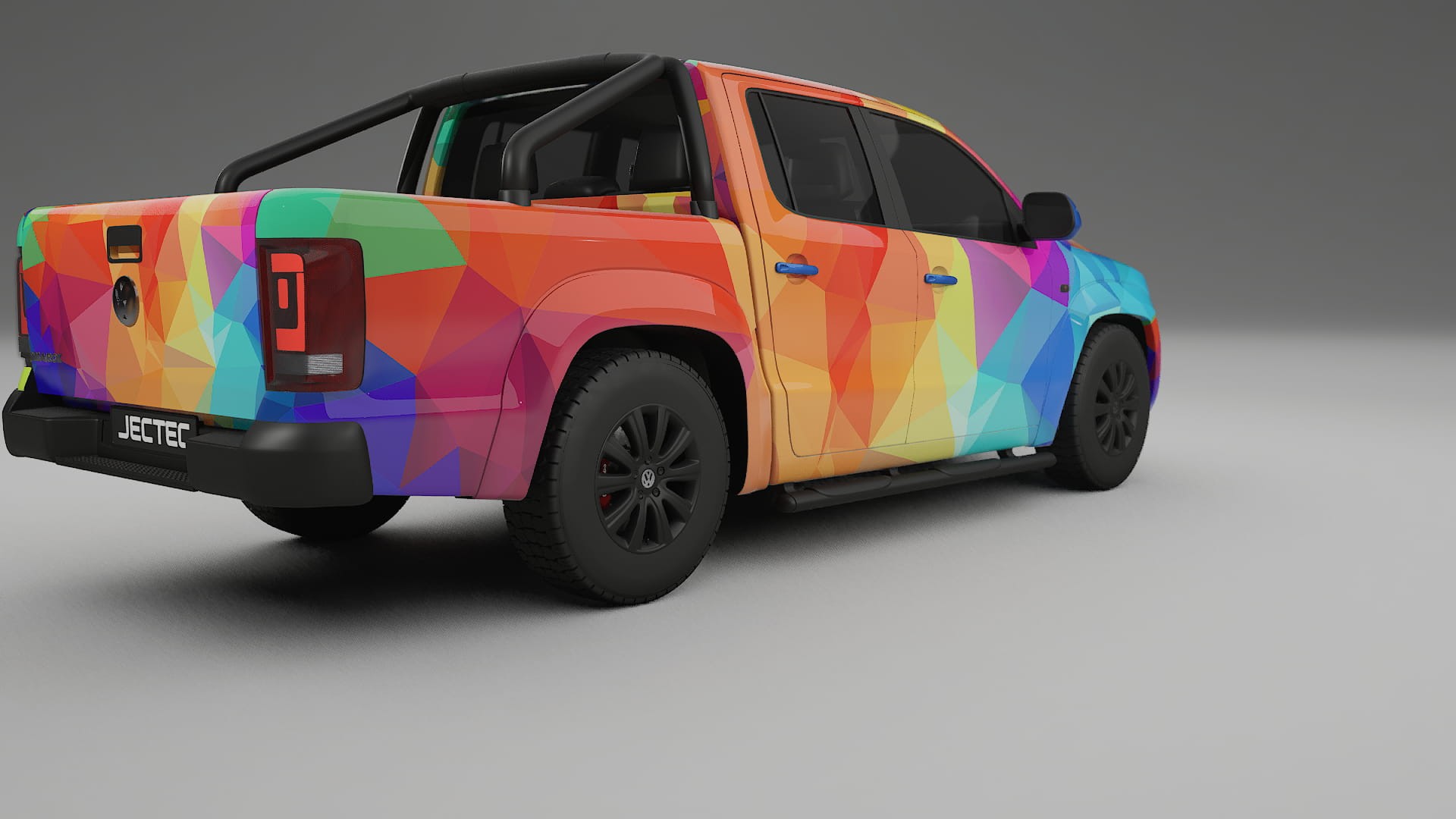 VW Amarok 2H VECTOR VIBE Designed Wrap PPF Kit – Printable Polyurethane Film