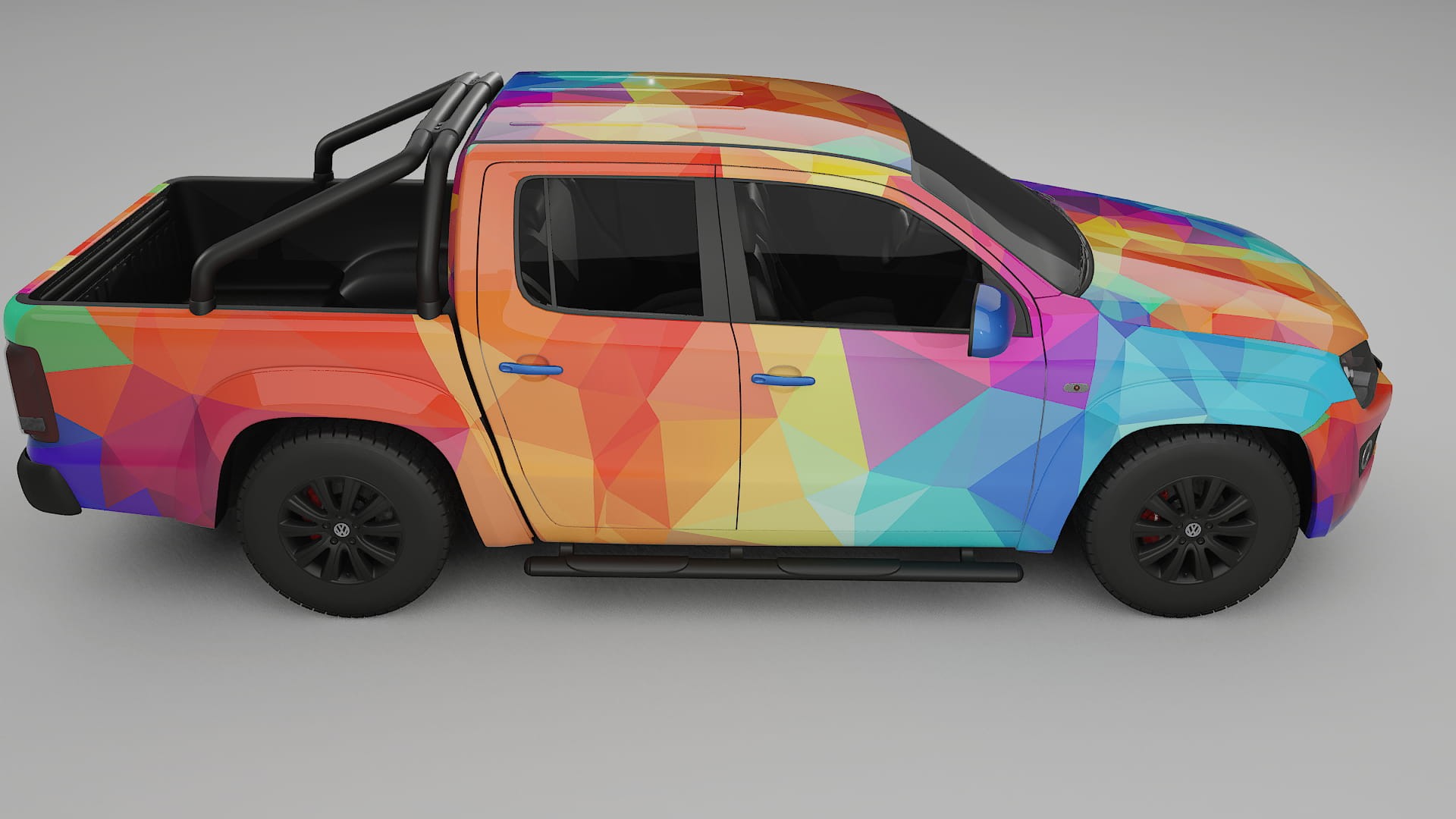 VW Amarok 2H VECTOR VIBE Designed Wrap PPF Kit – Printable Polyurethane Film