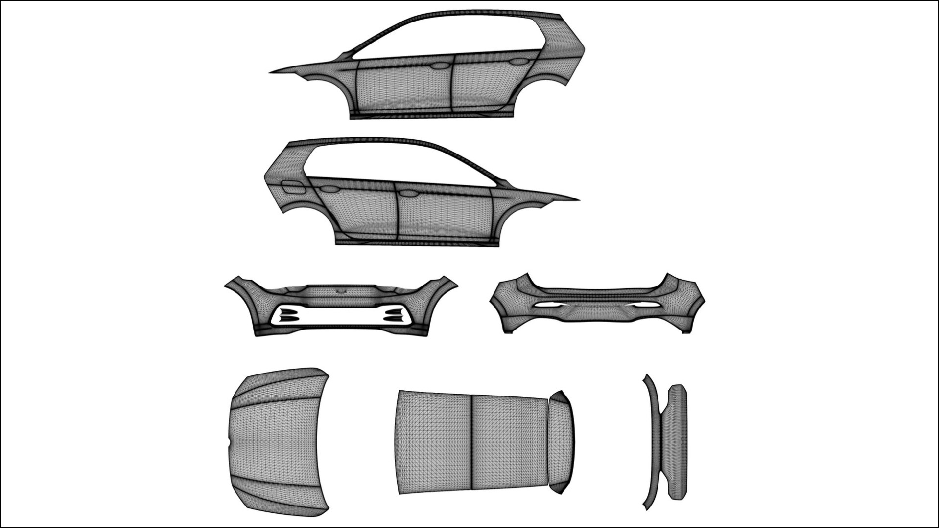 VW Golf Mk8 VECTOR VIBE Designed Wrap PPF Kit – Printable Polyurethane Film