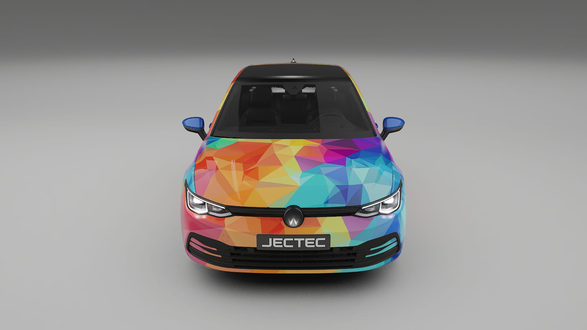 VW Golf Mk8 VECTOR VIBE Designed Wrap PPF Kit – Printable Polyurethane Film