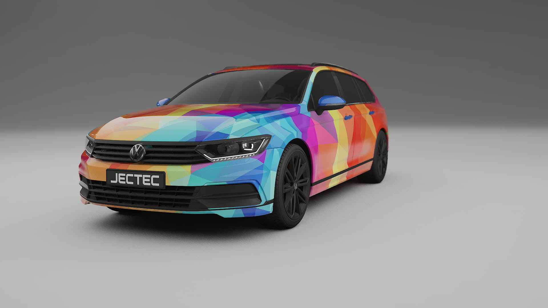 VW Passat VariantR B8 VECTOR VIBE Designed Wrap PPF Kit – Printable Polyurethane Film