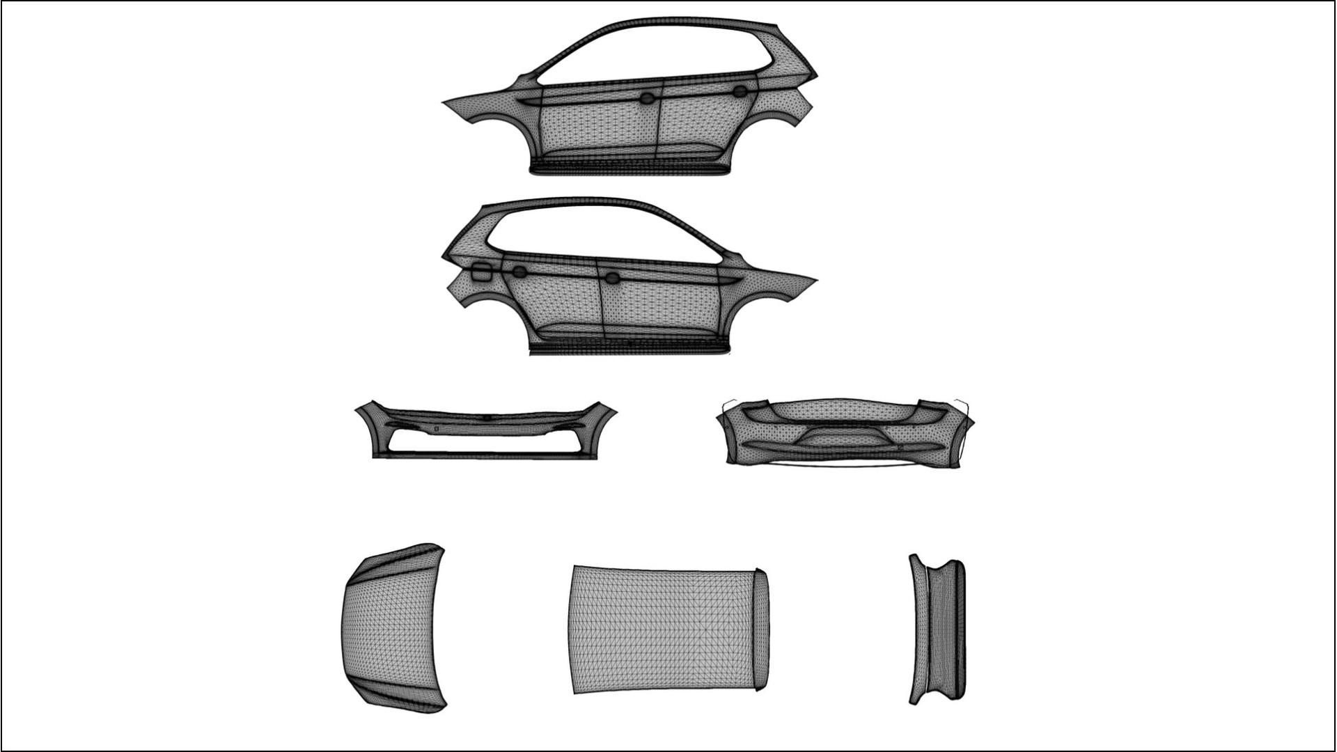 VW Polo GTI VI VECTOR VIBE Designed Wrap PPF Kit – Printable Polyurethane Film