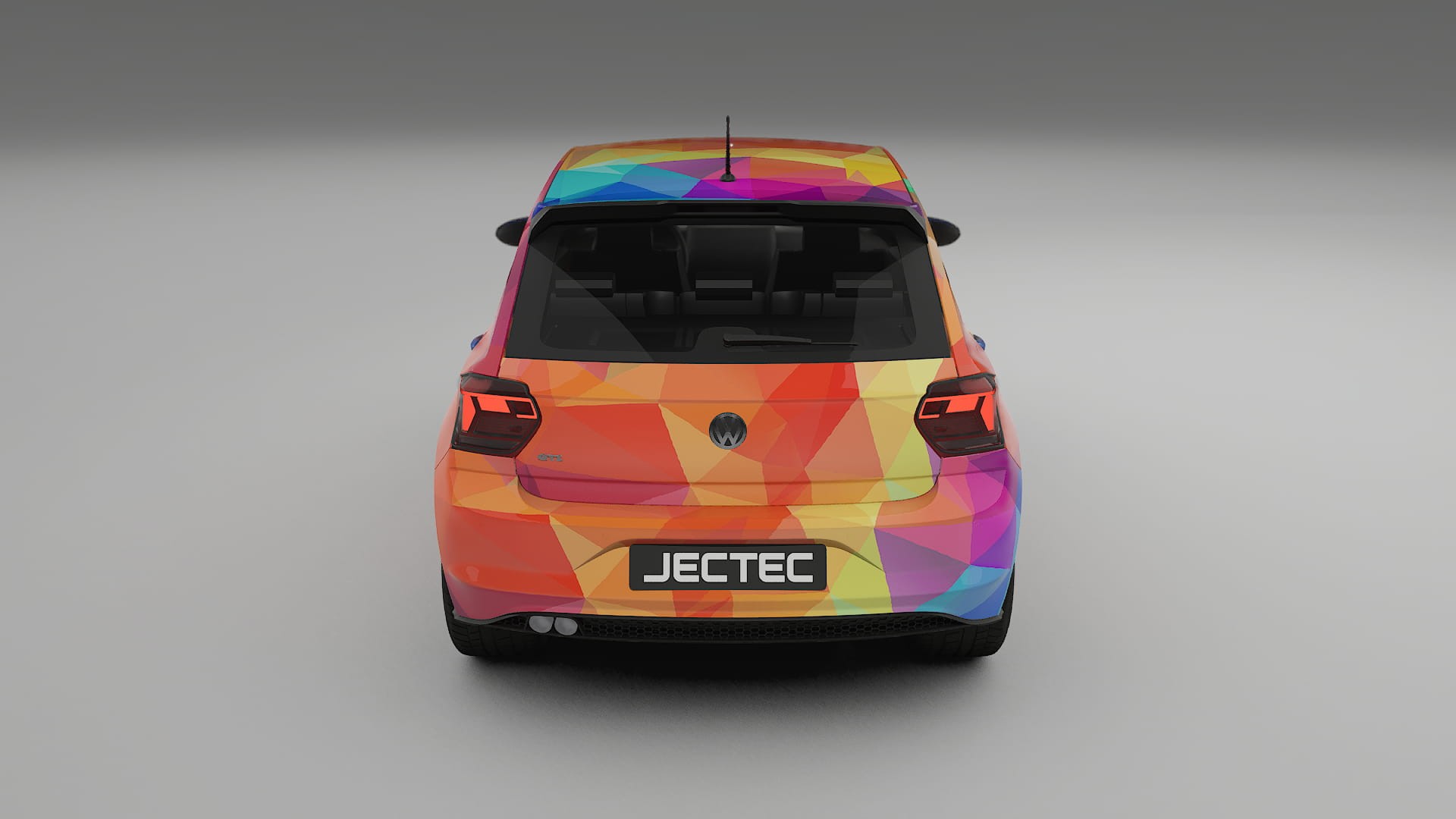 VW Polo GTI VI VECTOR VIBE Designed Wrap PPF Kit – Printable Polyurethane Film