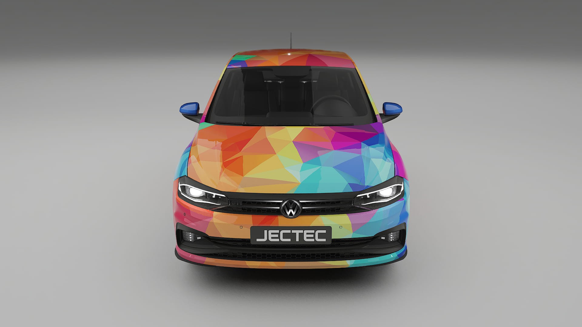 VW Polo GTI VI VECTOR VIBE Designed Wrap PPF Kit – Printable Polyurethane Film