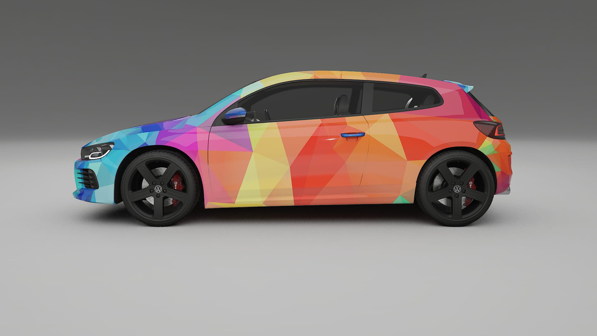 VW Scirocco R III VECTOR VIBE Designed Wrap PPF Kit – Printable Polyurethane Film