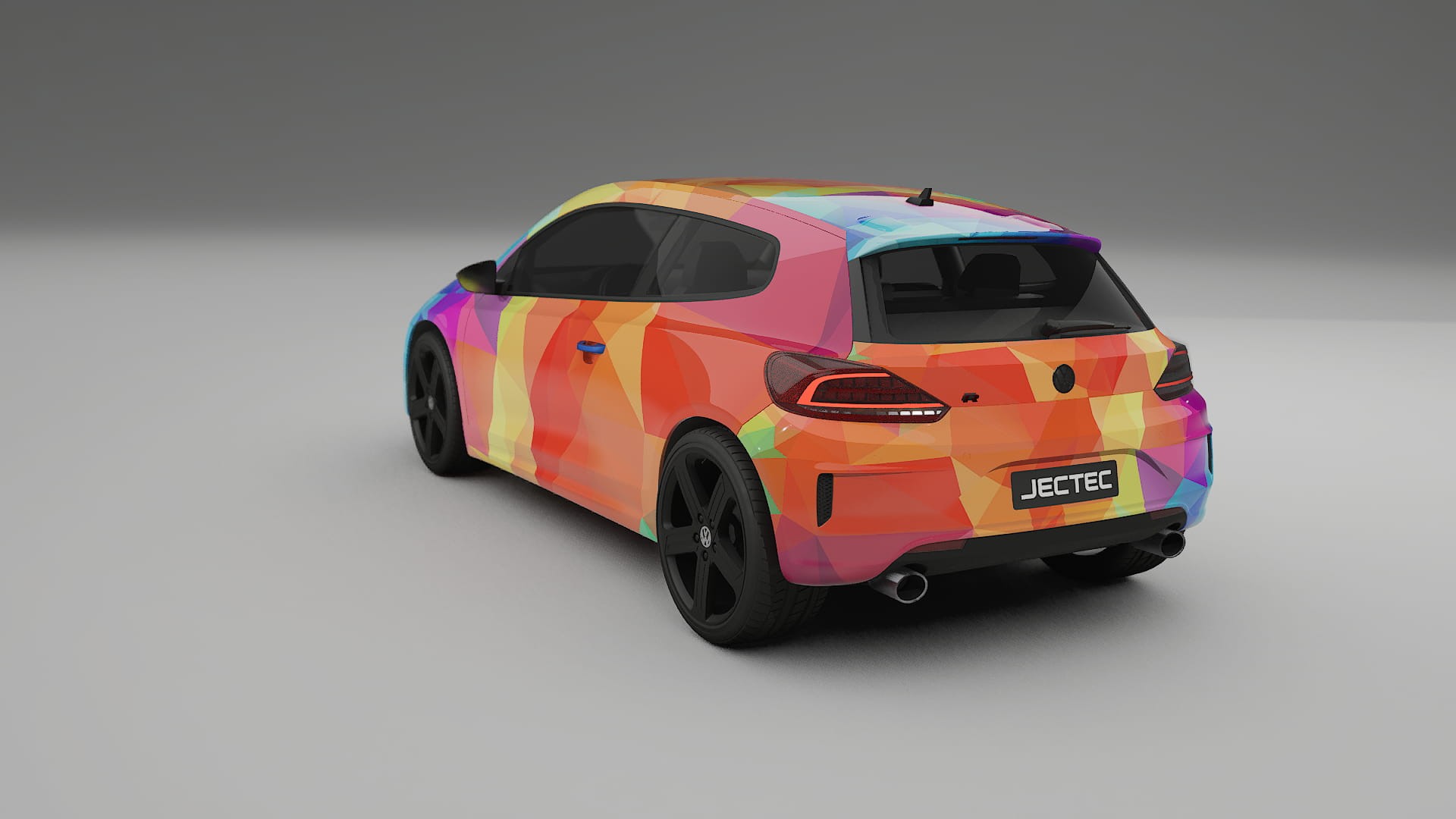 VW Scirocco R III VECTOR VIBE Designed Wrap PPF Kit – Printable Polyurethane Film