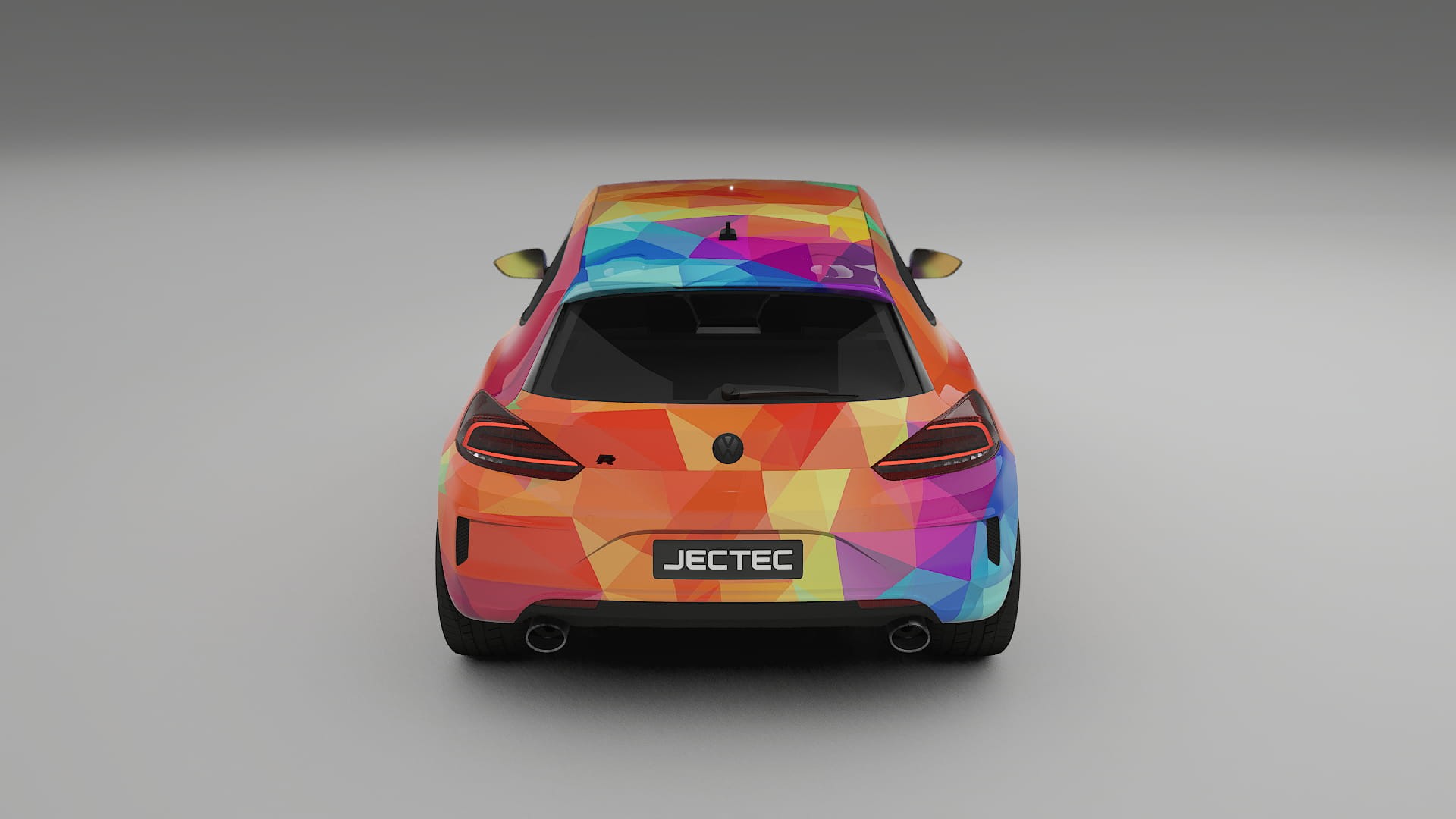 VW Scirocco R III VECTOR VIBE Designed Wrap PPF Kit – Printable Polyurethane Film