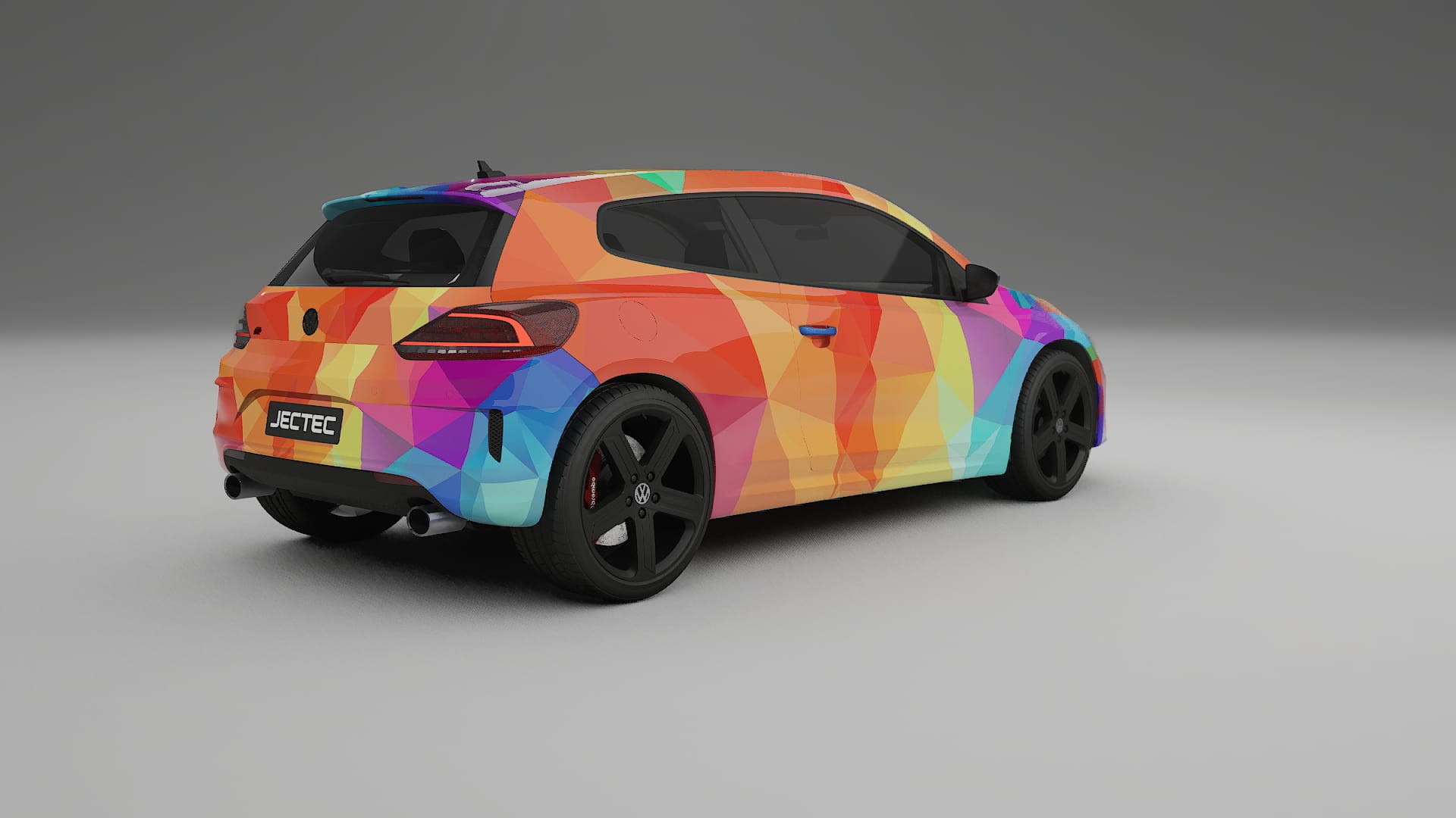 VW Scirocco R III VECTOR VIBE Designed Wrap PPF Kit – Printable Polyurethane Film