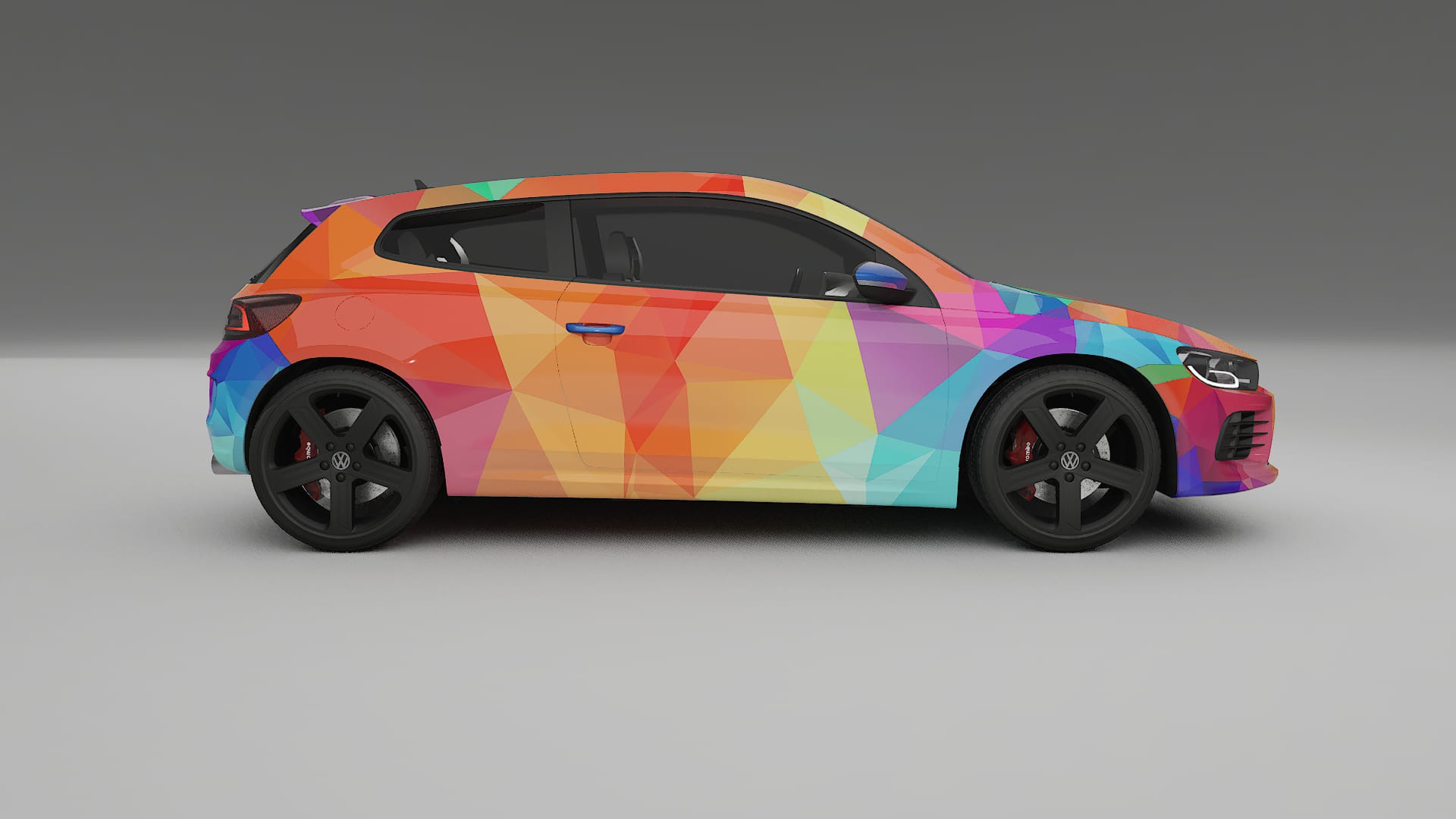 VW Scirocco R III VECTOR VIBE Designed Wrap PPF Kit – Printable Polyurethane Film