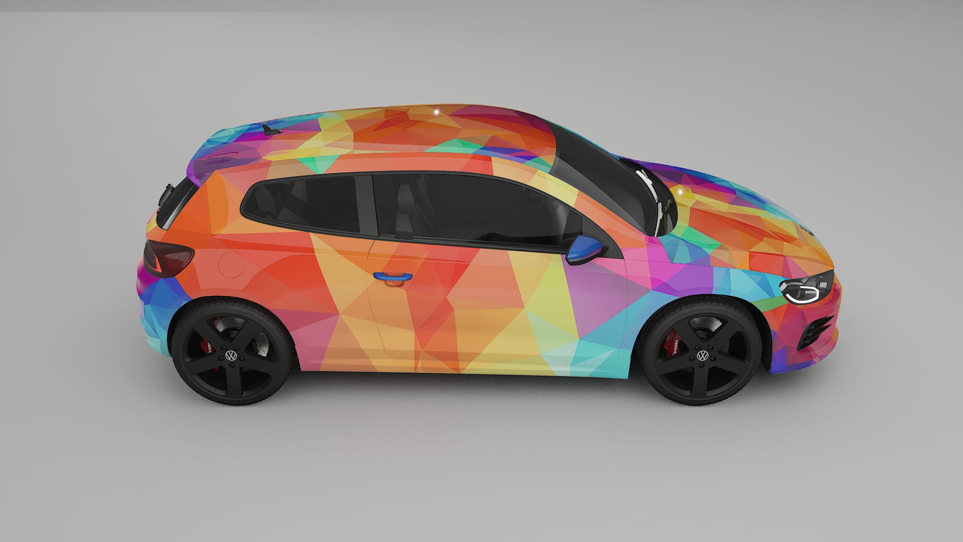 VW Scirocco R III VECTOR VIBE Designed Wrap PPF Kit – Printable Polyurethane Film