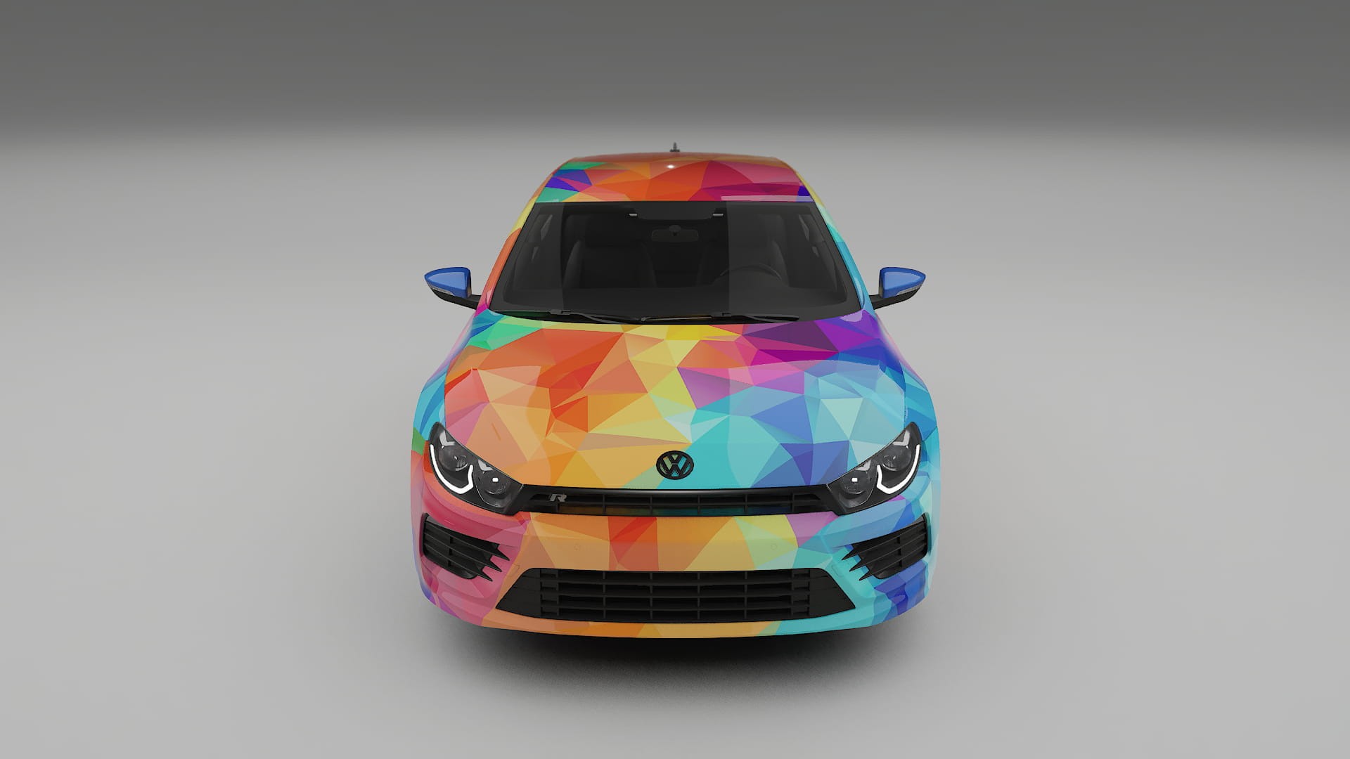 VW Scirocco R III VECTOR VIBE Designed Wrap PPF Kit – Printable Polyurethane Film