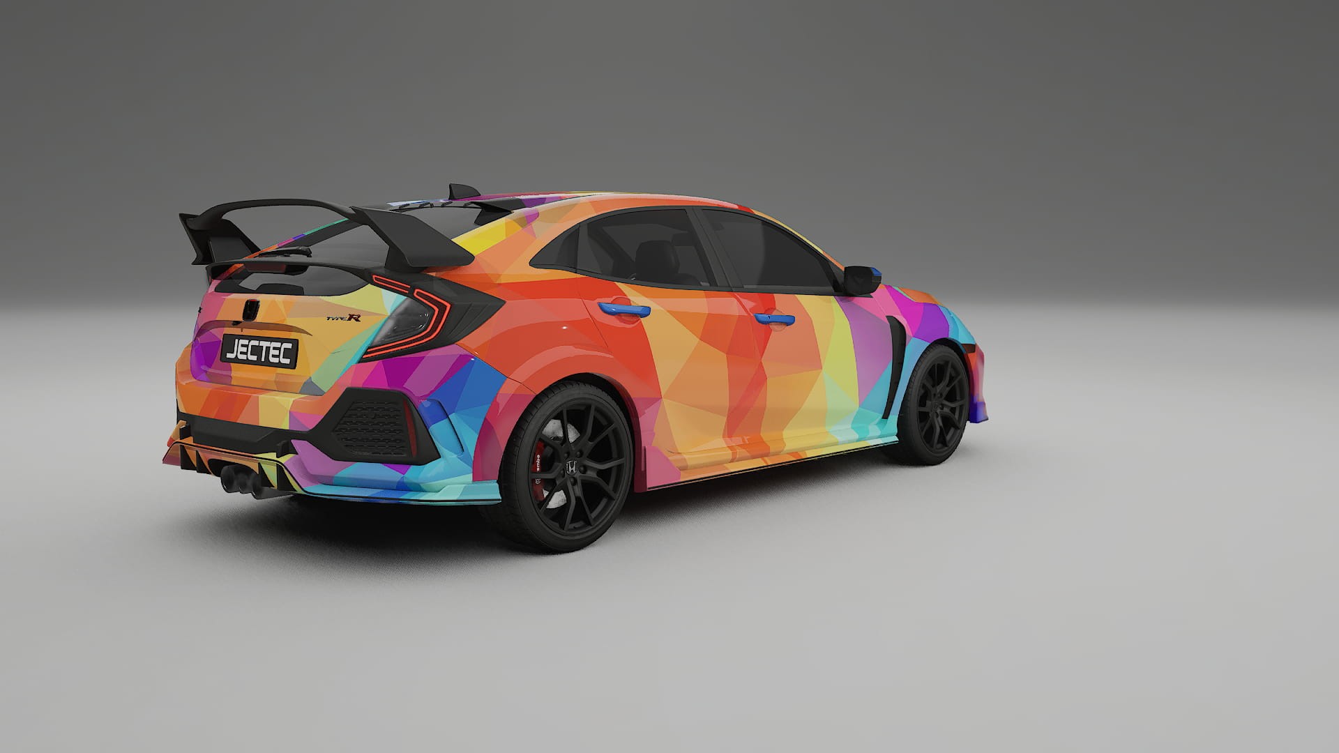 Honda Civic Type-R VECTOR VIBE Designed Wrap PPF Kit – Printable Polyurethane Film