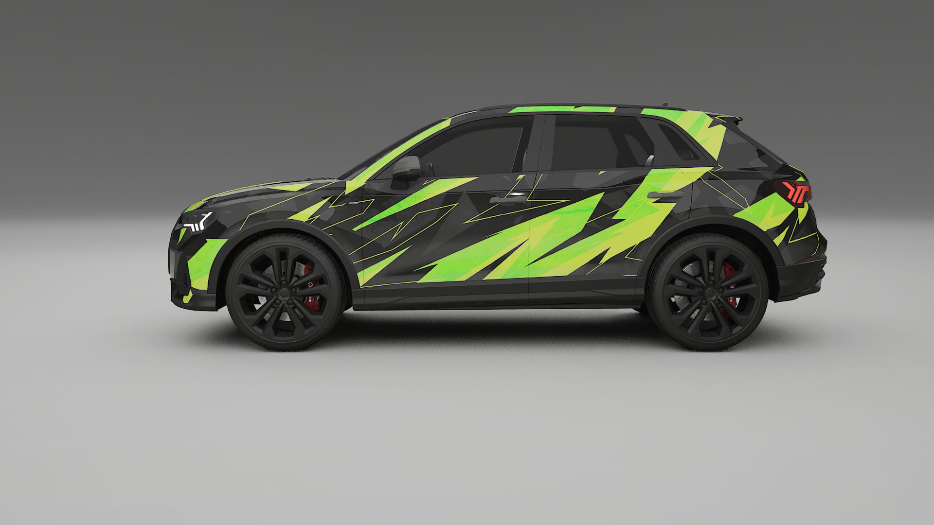 Audi Q3 S-Line F3 NINJA TURTLES Designed Wrap PPF Kit – Printable Polyurethane Film