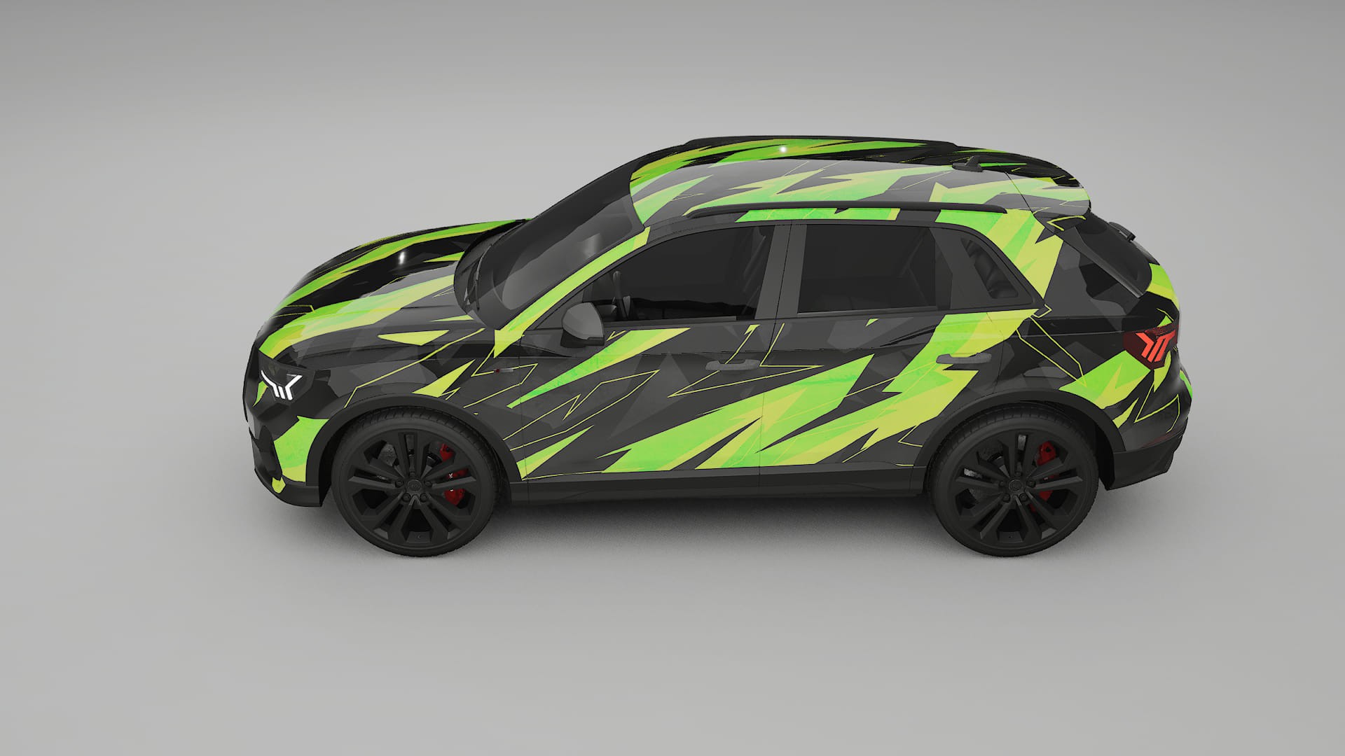 Audi Q3 S-Line F3 NINJA TURTLES Designed Wrap PPF Kit – Printable Polyurethane Film