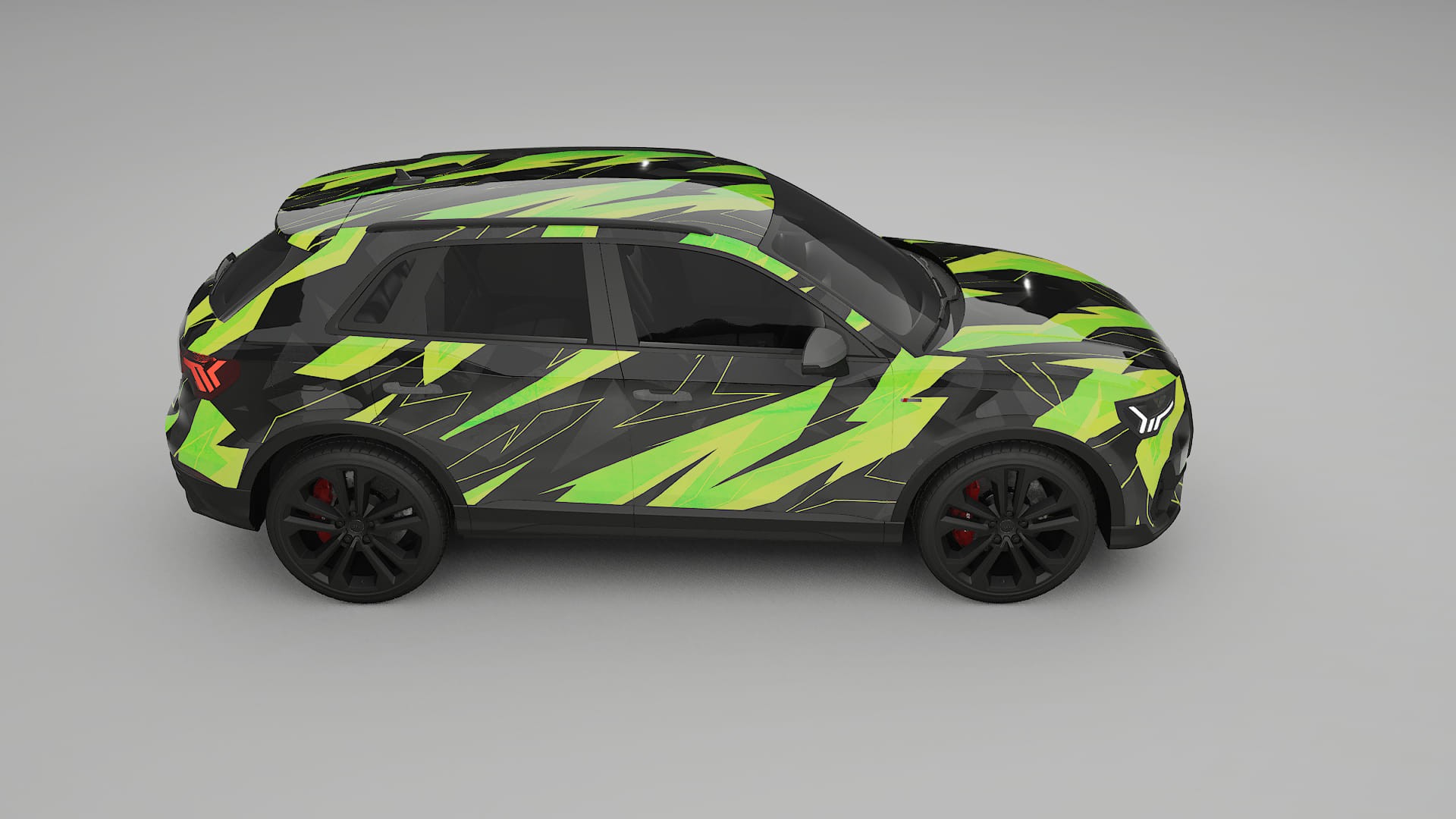 Audi Q3 S-Line F3 NINJA TURTLES Designed Wrap PPF Kit – Printable Polyurethane Film