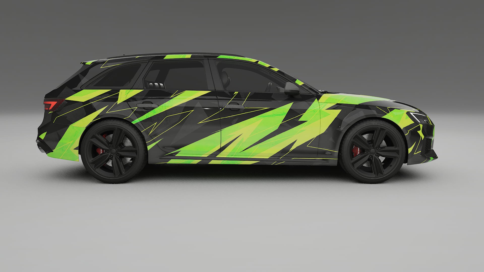 Audi RS4 Avant B9 prefacelift pre-LCI NINJA TURTLES Designed Wrap PPF Kit – Printable Polyurethane Film