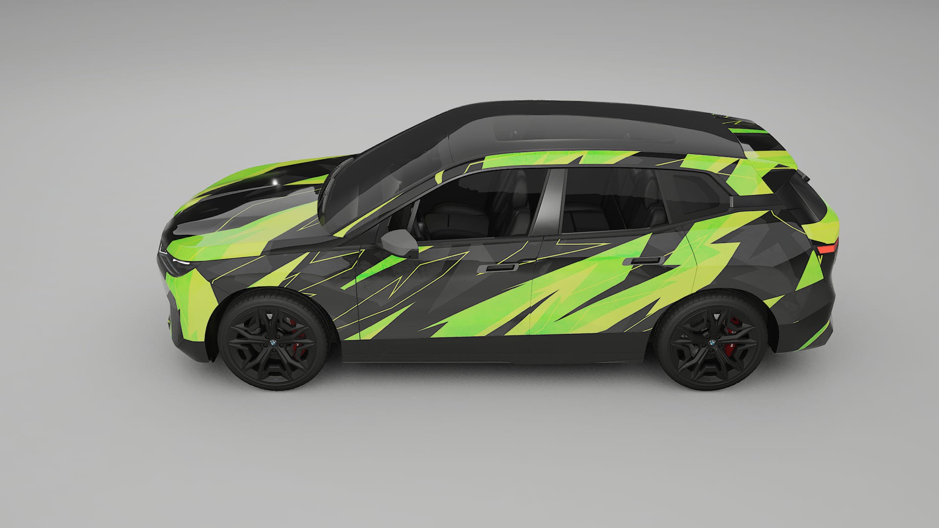 BMW iX M60 NINJA TURTLES Designed Wrap PPF Kit – Printable Polyurethane Film