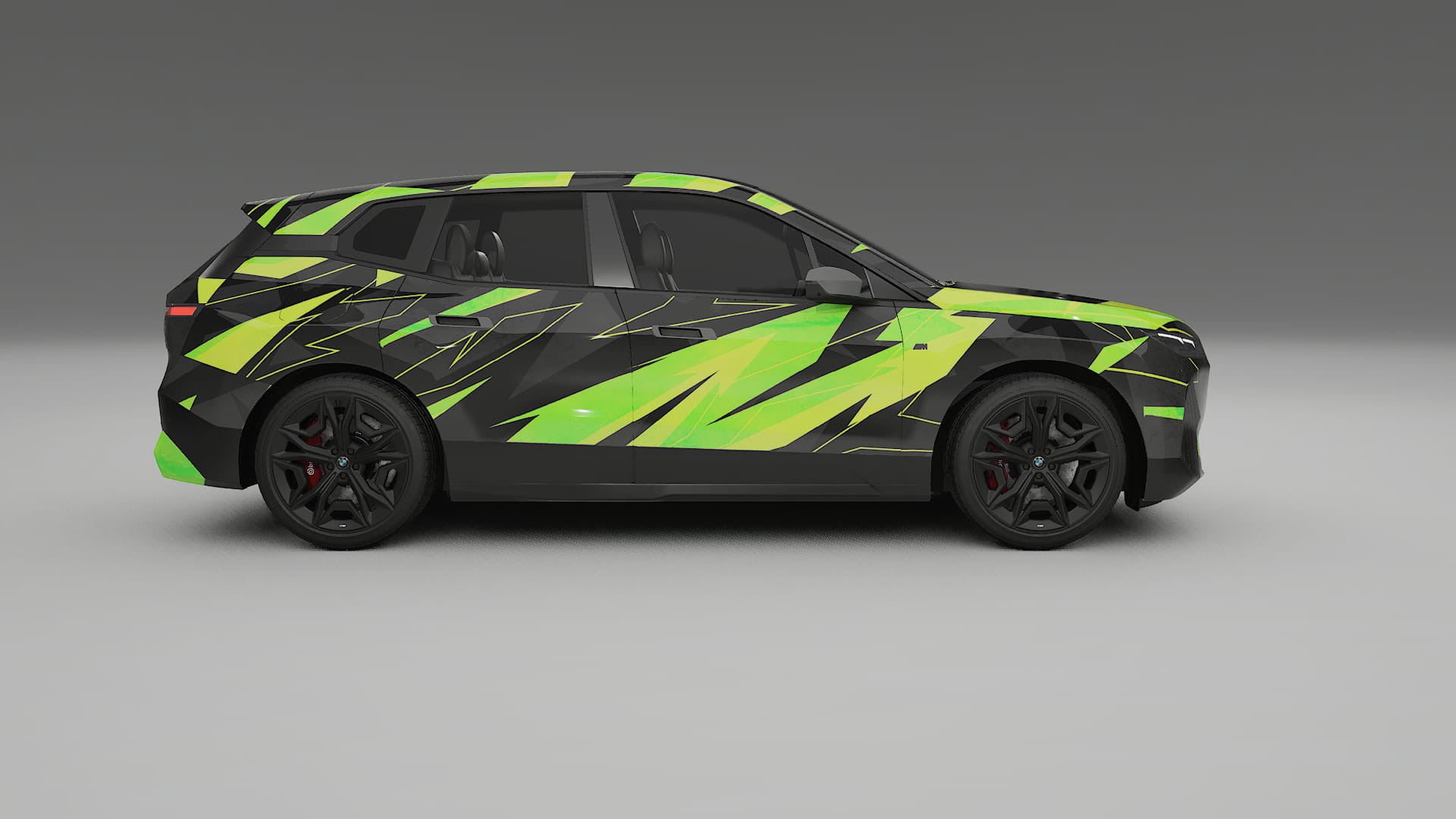 BMW iX M60 NINJA TURTLES Designed Wrap PPF Kit – Printable Polyurethane Film