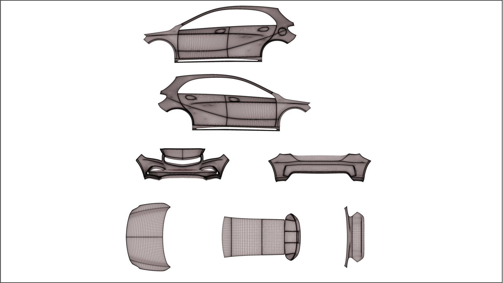 Mercedes A45 AMG W176 NINJA TURTLES Designed Wrap PPF Kit – Printable Polyurethane Film 2