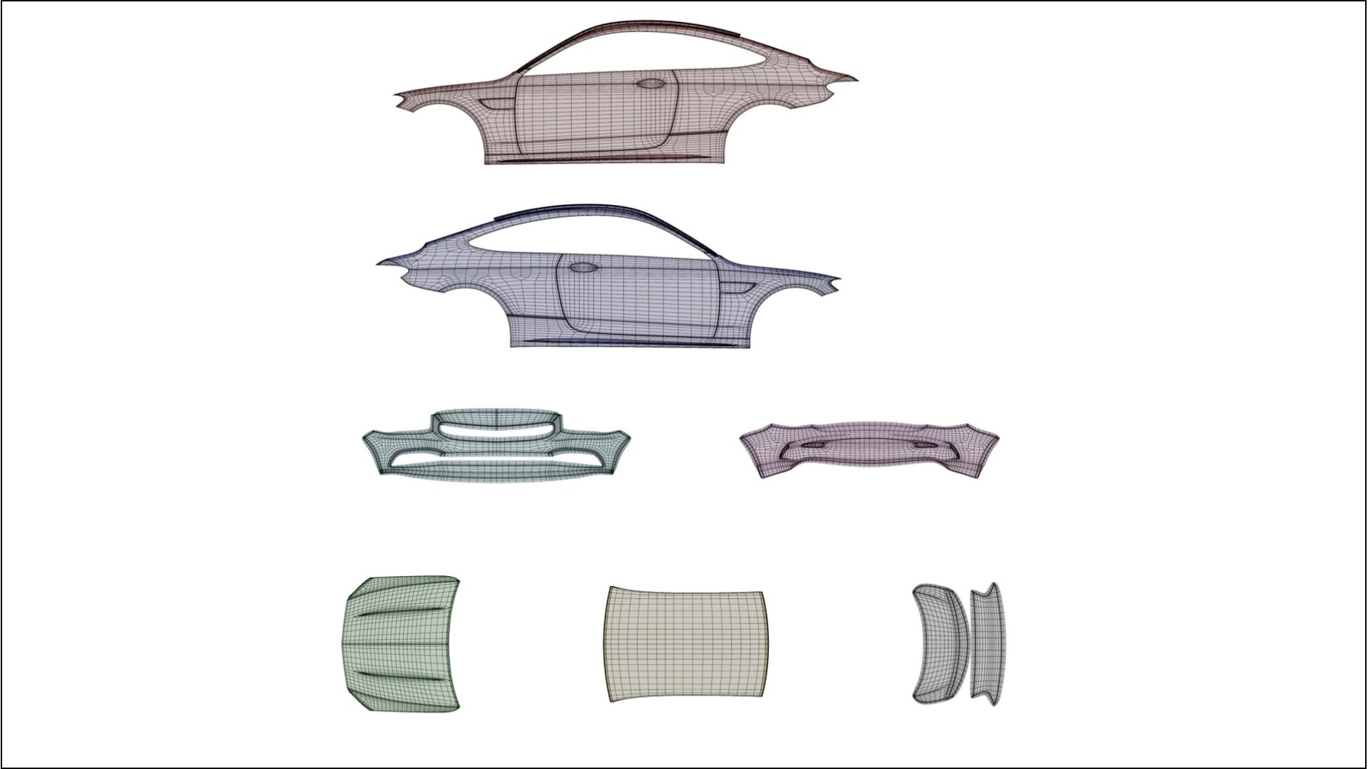 Mercedes C63 AMG W205 Coupe NINJA TURTLES Designed Wrap PPF Kit – Printable Polyurethane Film