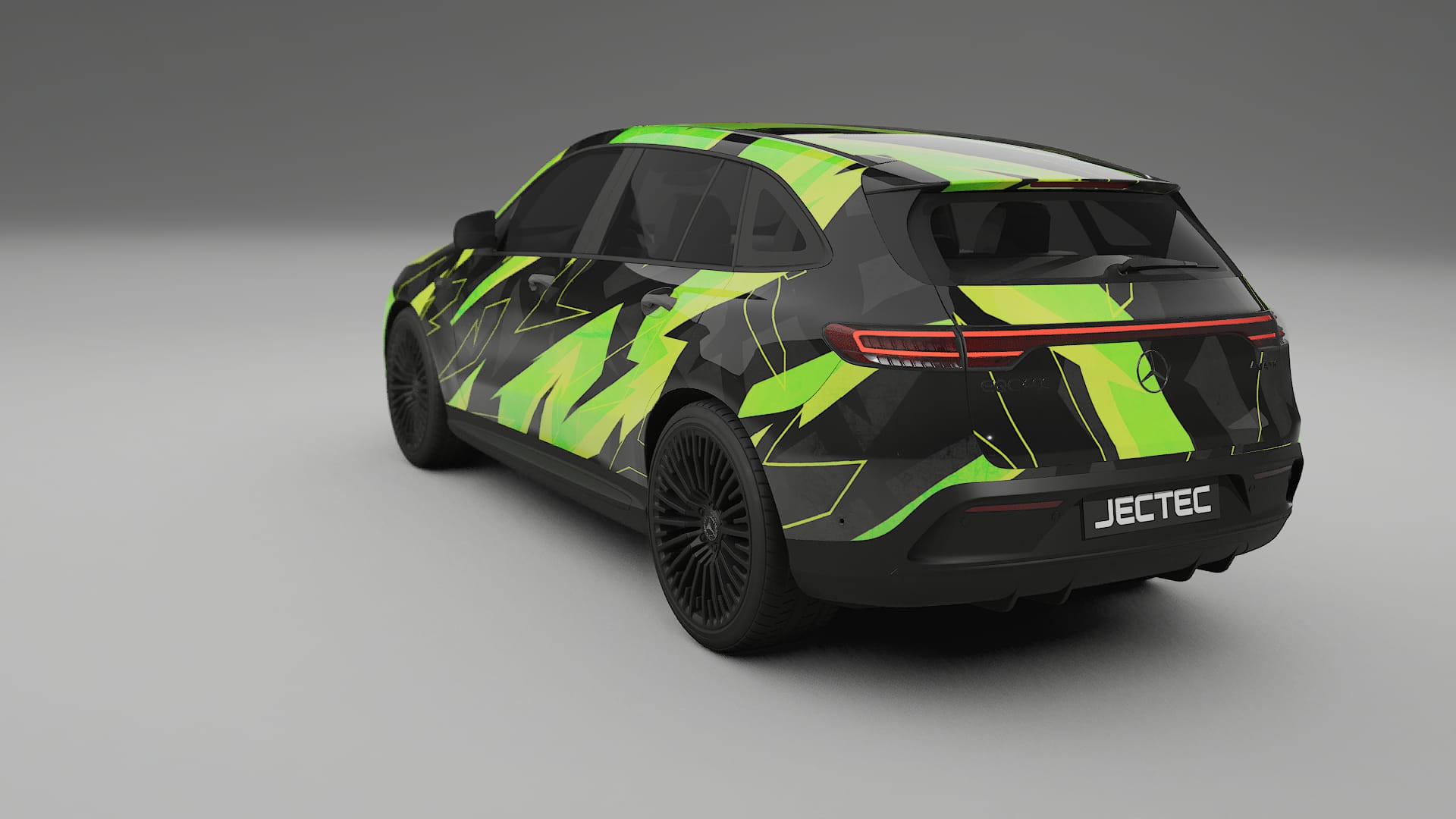 Mercedes EQC AMG NINJA TURTLES Designed Wrap PPF Kit – Printable Polyurethane Film