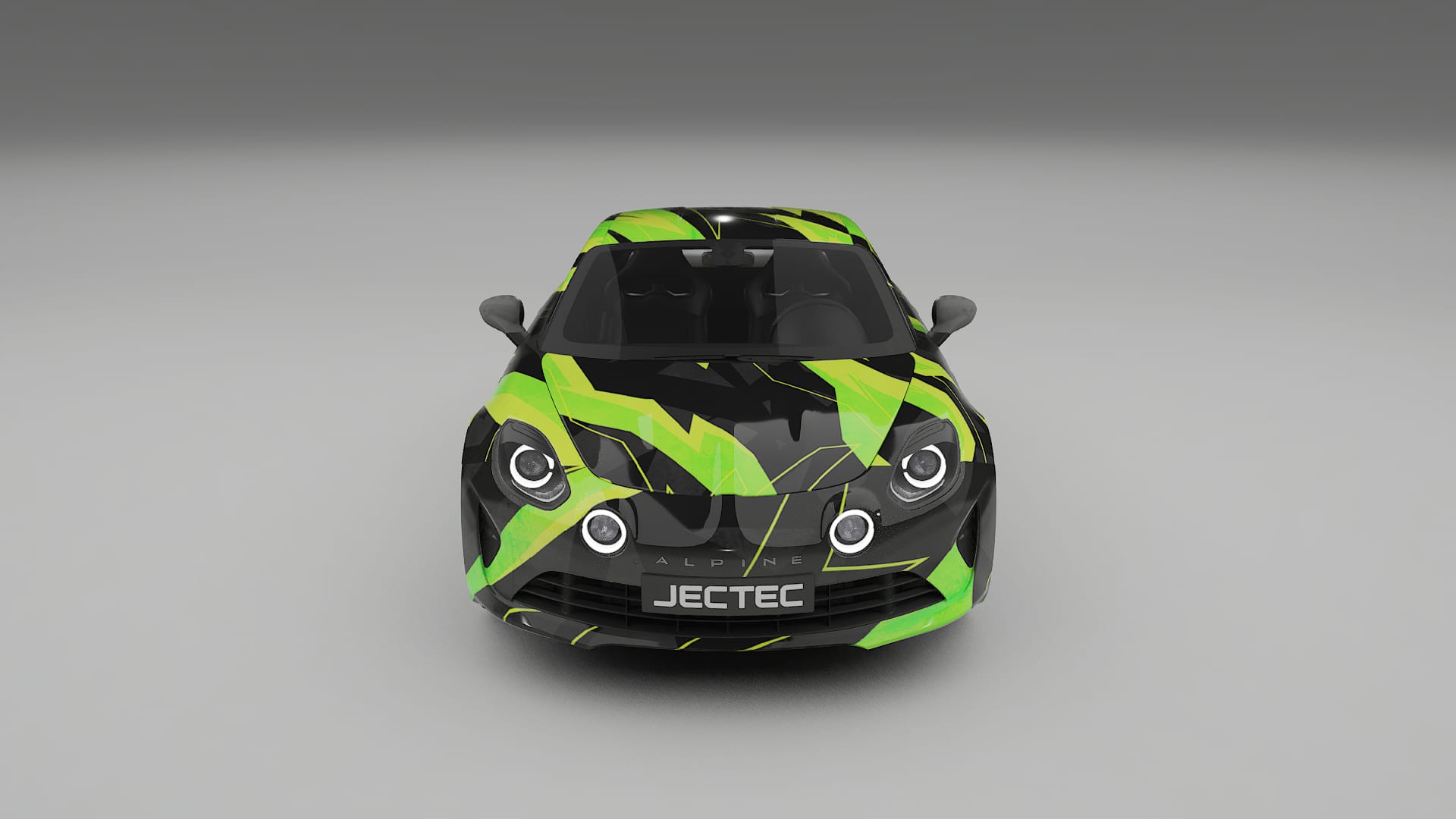 Renault Alpine A110 NINJA TURTLES Designed Wrap PPF Kit – Printable Polyurethane Film