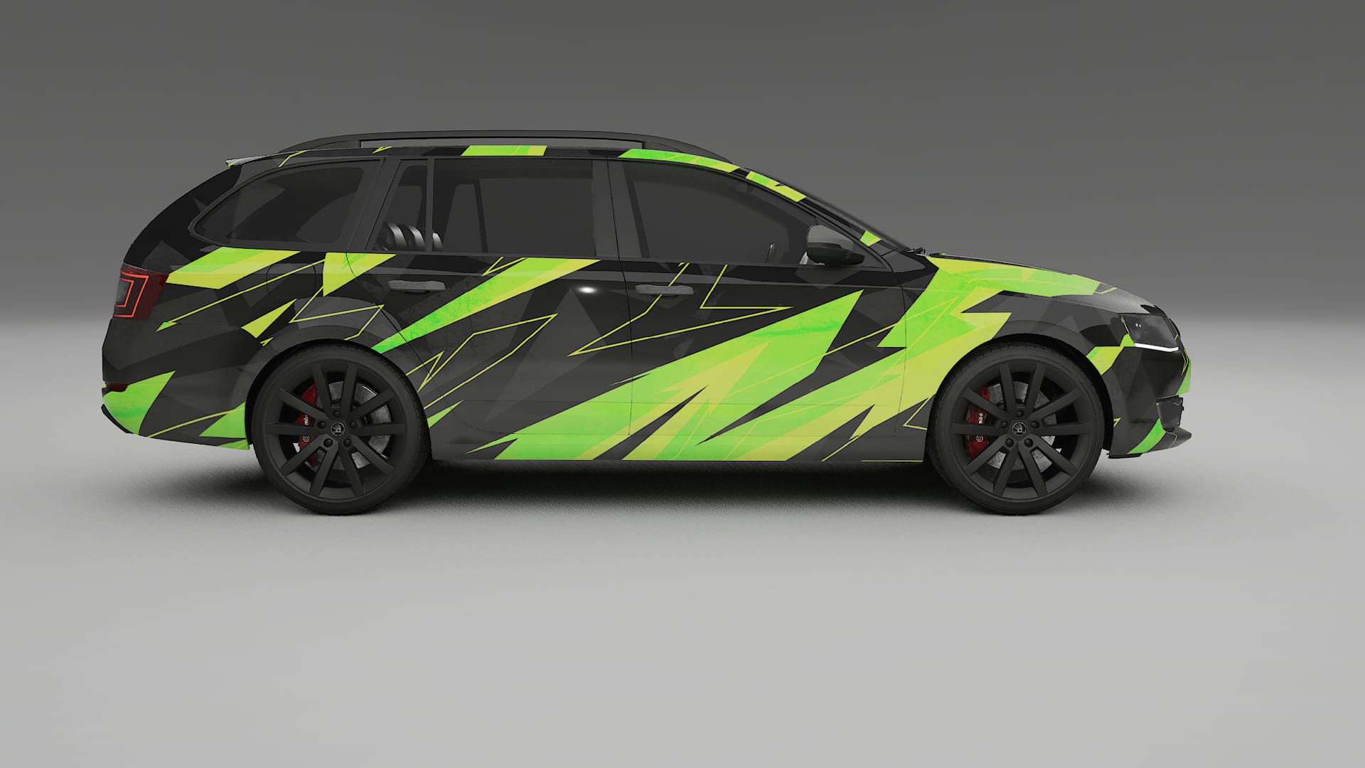 Škoda Octavia combi 5E NINJA TURTLES Designed Wrap PPF Kit – Printable Polyurethane Film