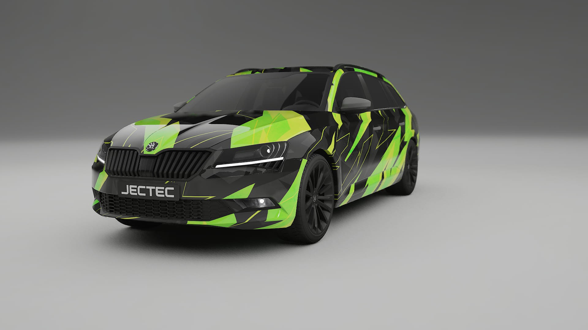 Škoda Superb B8 NINJA TURTLES Designed Wrap PPF Kit – Printable Polyurethane Film