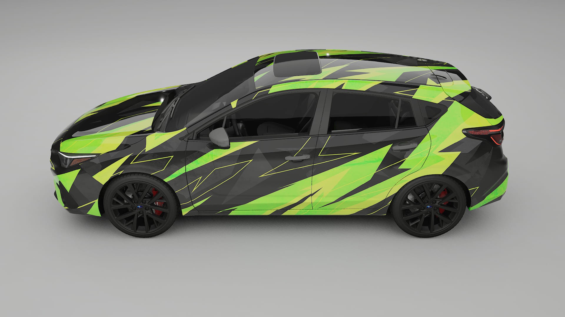 Subaru Impreza GU NINJA TURTLES Designed Wrap PPF Kit – Printable Polyurethane Film