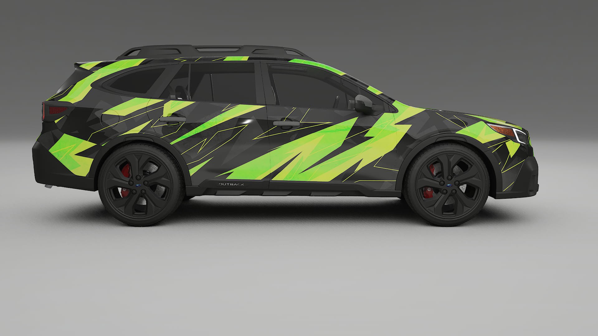 Subaru Outback VI BS prefacelift pre-LCI NINJA TURTLES Designed Wrap PPF Kit – Printable Polyurethane Film