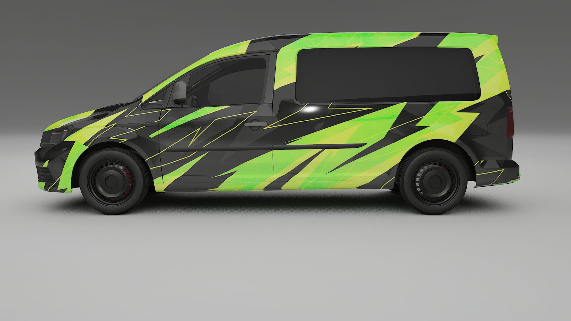 VW Caddy Maxi SB NINJA TURTLES Designed Wrap PPF Kit – Printable Polyurethane Film