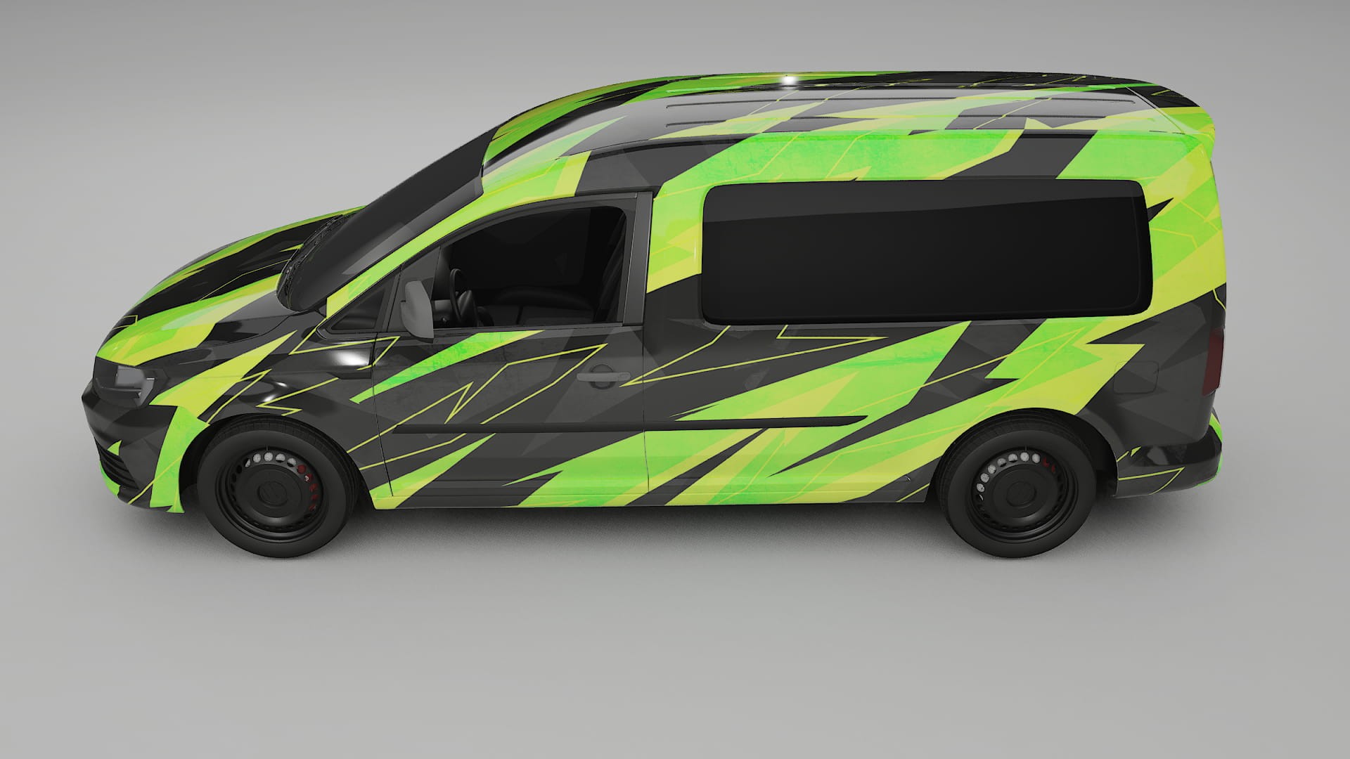 VW Caddy Maxi SB NINJA TURTLES Designed Wrap PPF Kit – Printable Polyurethane Film