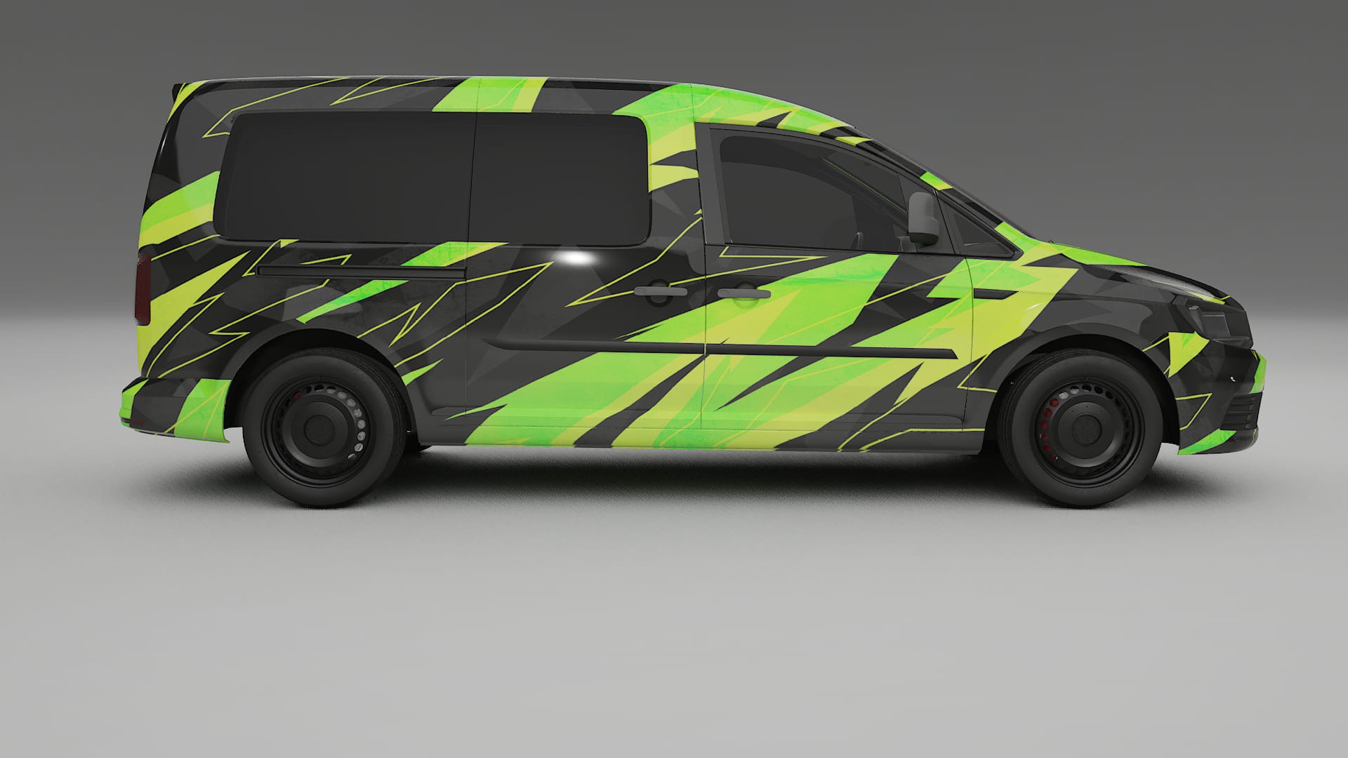 VW Caddy Maxi SB NINJA TURTLES Designed Wrap PPF Kit – Printable Polyurethane Film