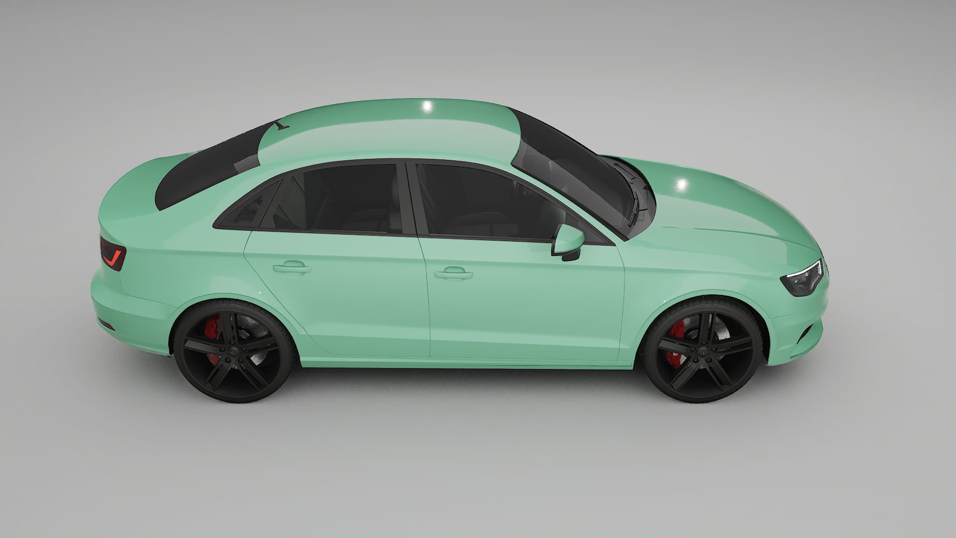 Audi A3 8V sedan prefacelift pre-LCI TPU Paint Protection Film | DUSTY Color Change PPF Full Pre-Cut Kit
