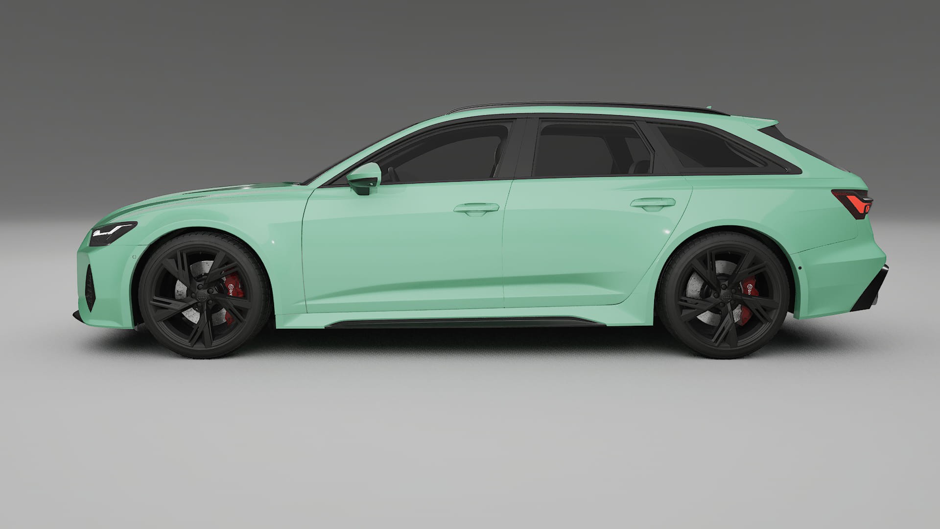 Audi RS6 Avant C8 facelift LCI TPU Paint Protection Film | DUSTY Color Change PPF Full Pre-Cut Kit