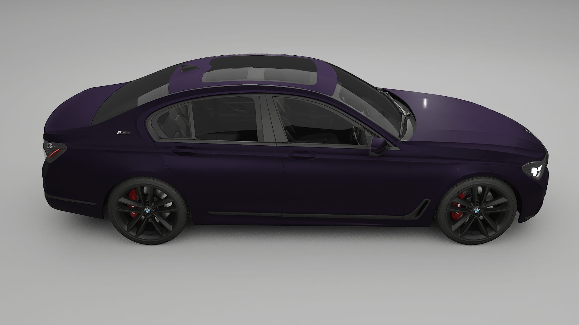 BMW 7 G11 G12 facelift LCI TPU Paint Protection Film | VIOLET Color Change PPF Full Pre-Cut Kit