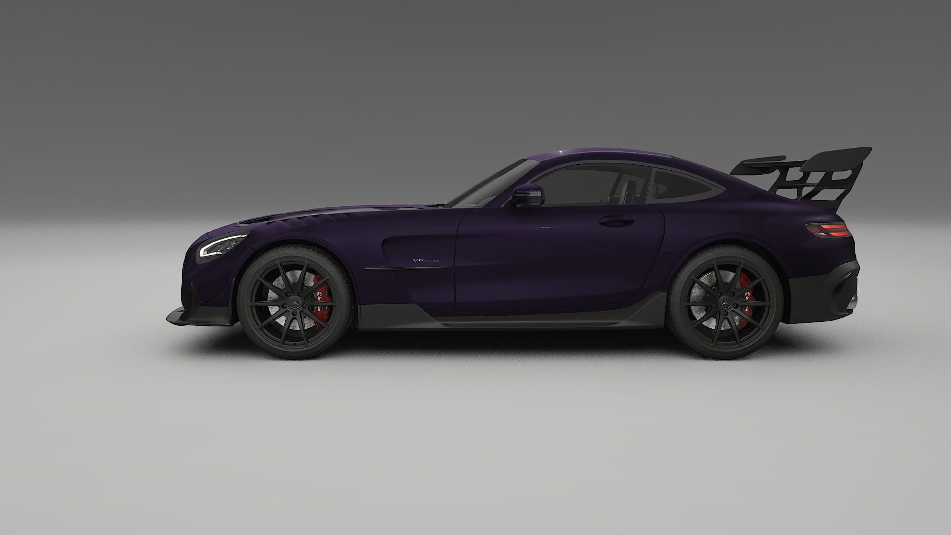 Mercedes AMG GT Black Series C192 Coupe TPU Paint Protection Film | VIOLET Color Change PPF Full Pre-Cut Kit