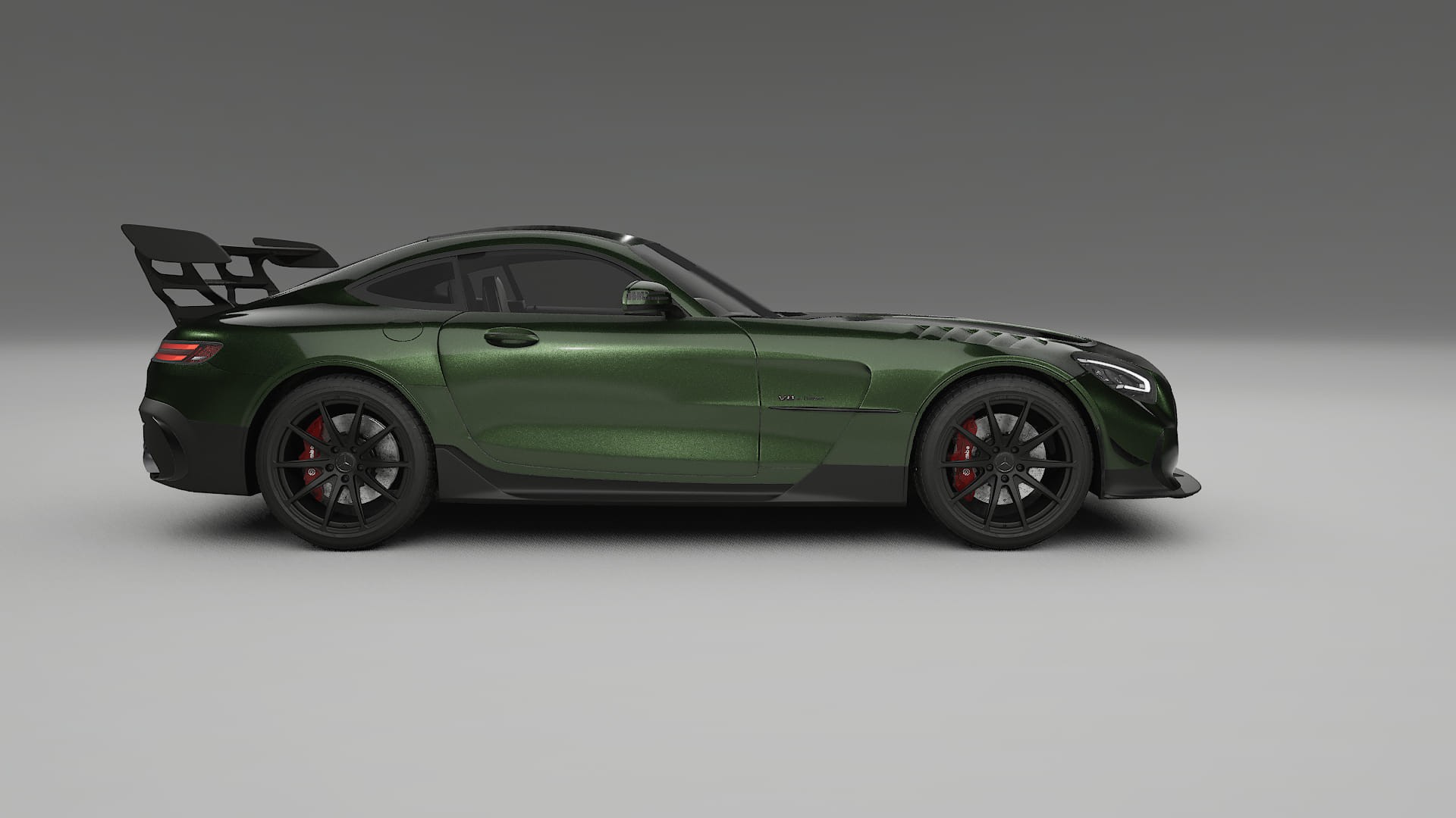 Mercedes AMG GT Black Series C192 Coupe TPU Paint Protection Film | LAGOON Color Change PPF Full Pre-Cut Kit