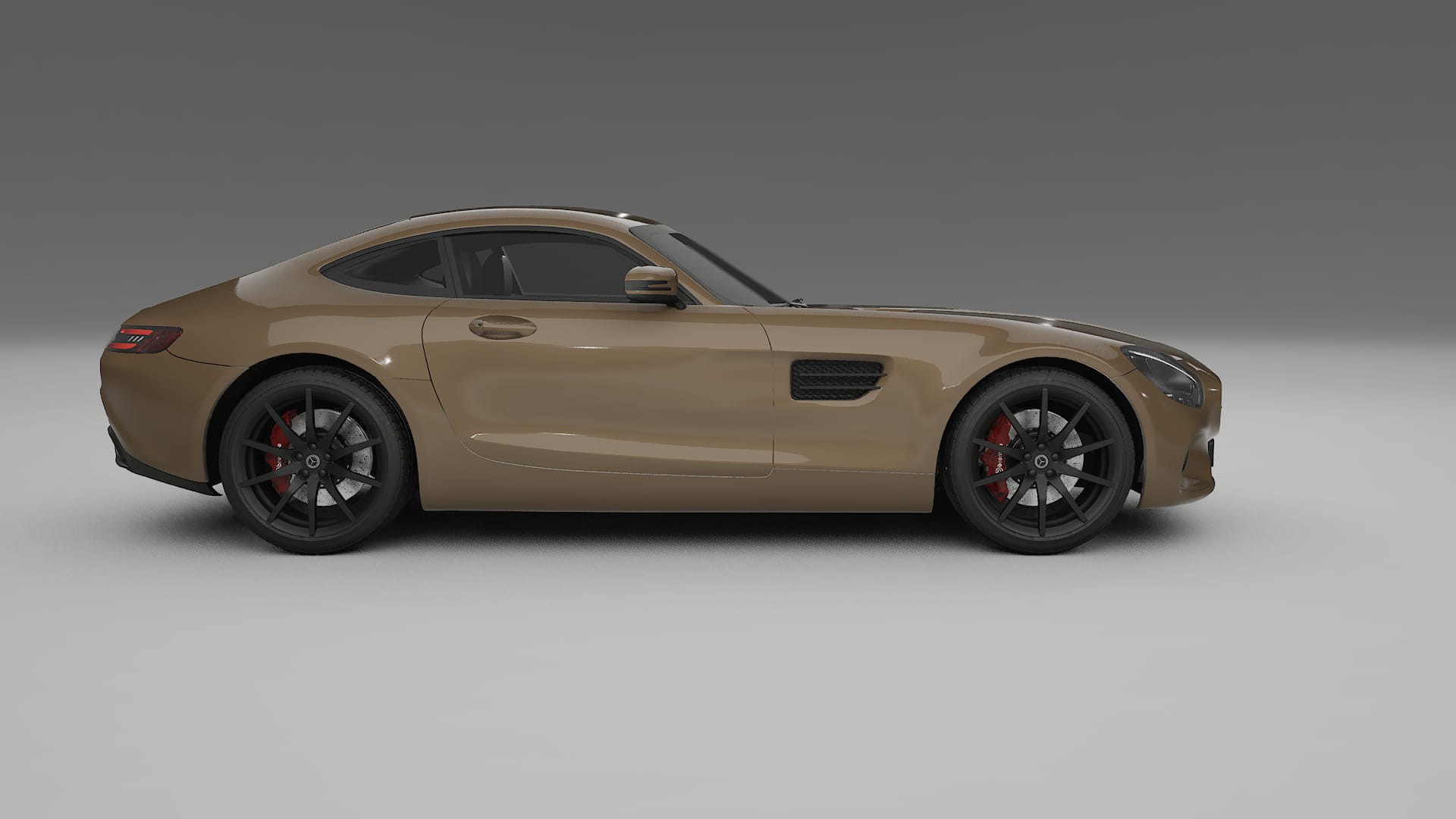 Mercedes AMG GT C190 Coupe TPU Paint Protection Film | SAHARA Color Change PPF Full Pre-Cut Kit
