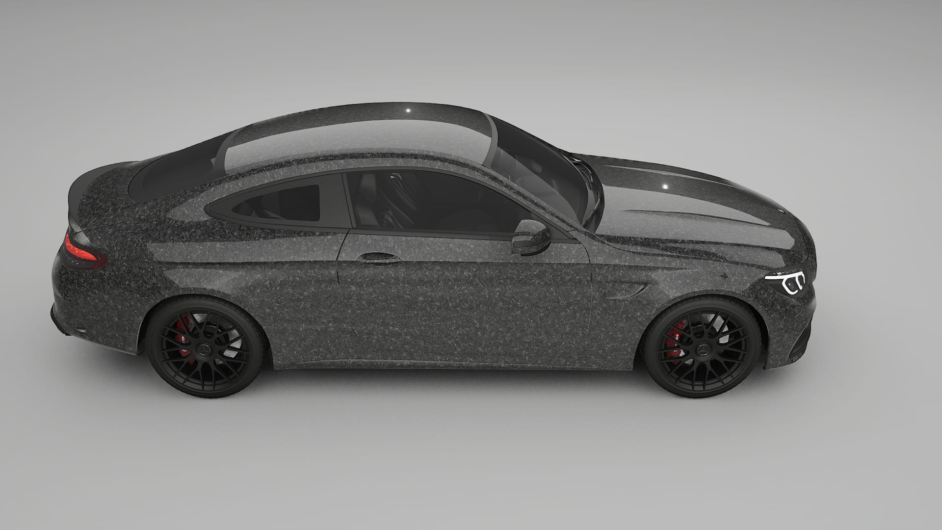 Mercedes C63 AMG W205 Coupe TPU Paint Protection Film | FORGED S Color Change PPF Full Pre-Cut Kit