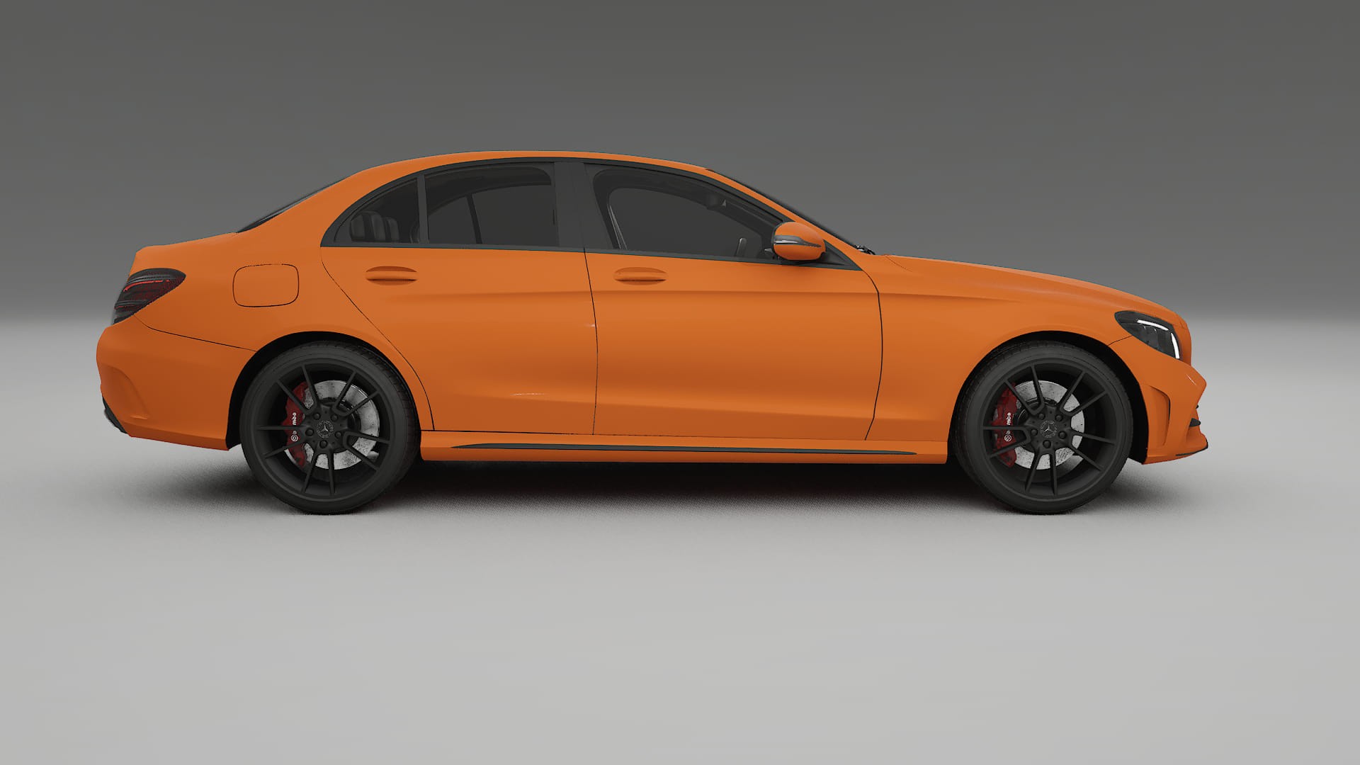 Mercedes C-Class W205 AMG sedan TPU Paint Protection Film | ROCKET Color Change PPF Full Pre-Cut Kit